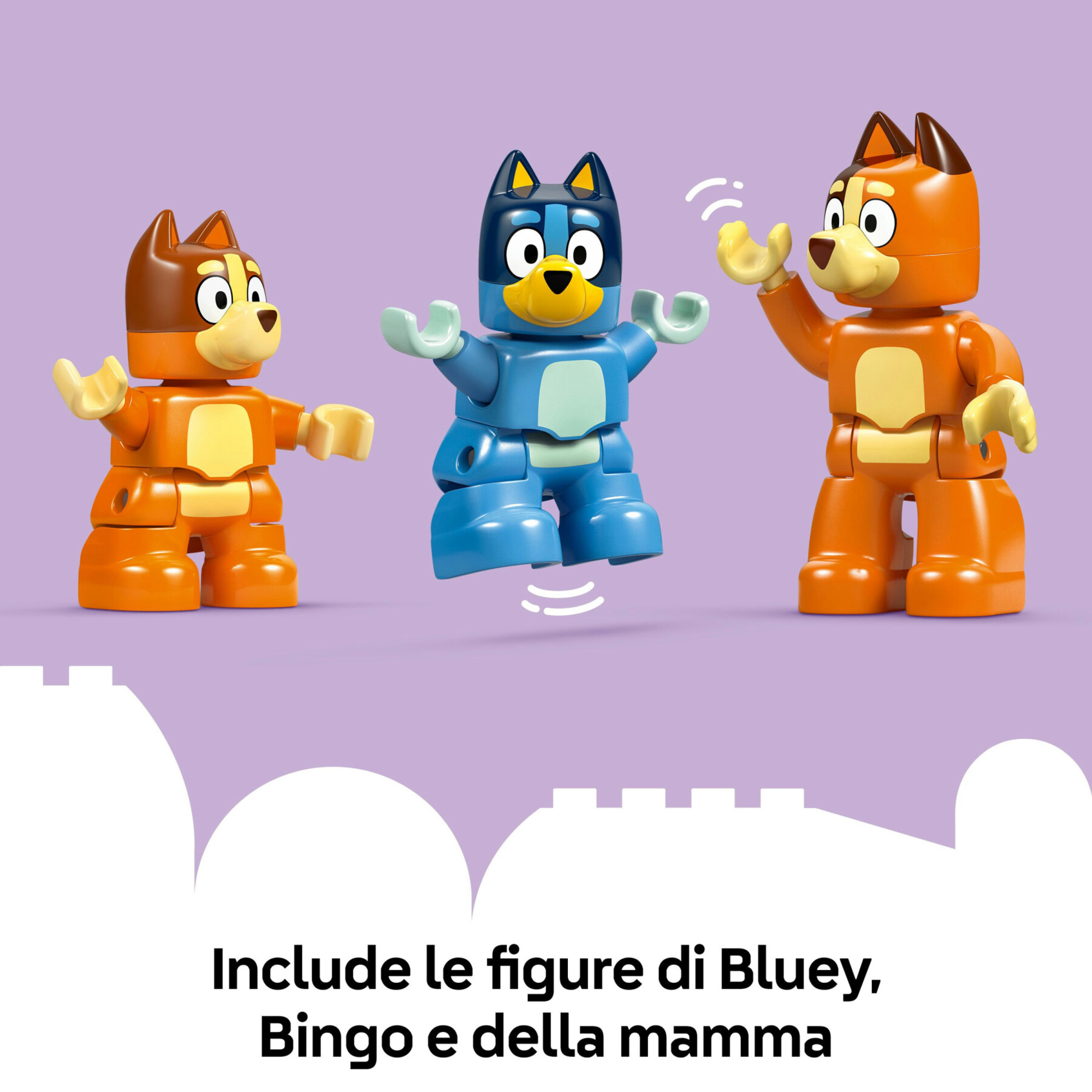 Lego 10459 - duplo casa bluey con gioco memoria e tabellone, 3+ anni - LEGO DUPLO, Lego