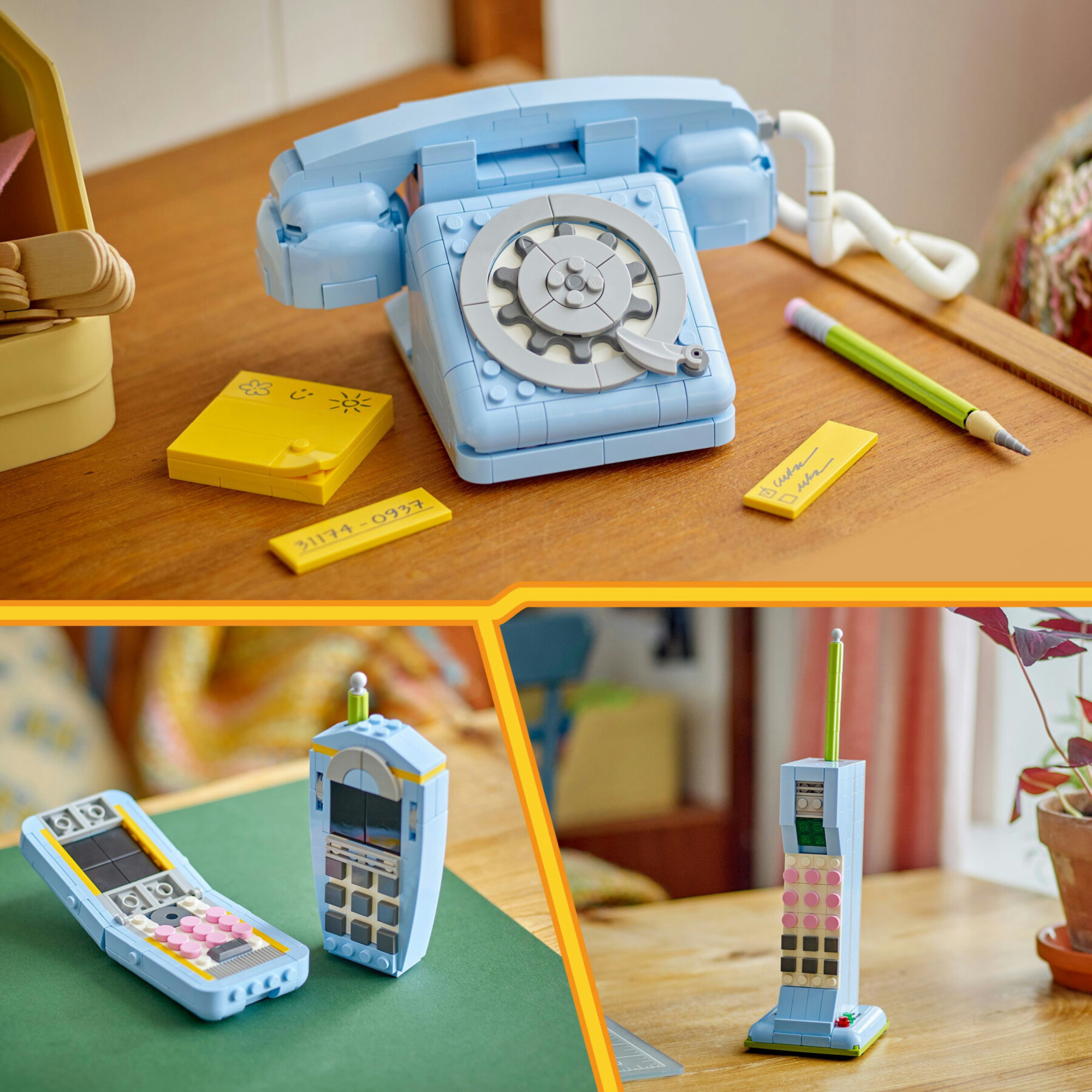 Lego creator 31174 - telefono retrò 3in1 con selettore rotante 8+ - LEGO CREATOR, Lego