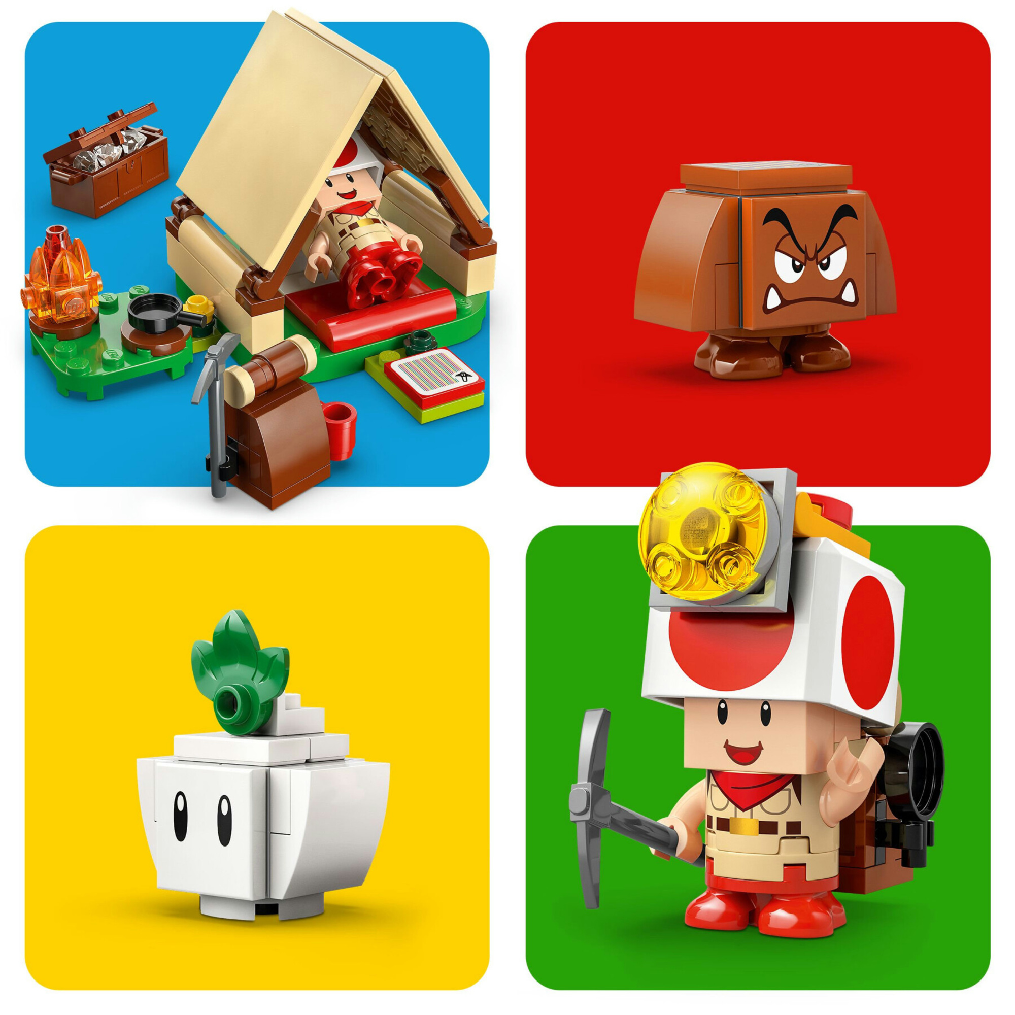 Lego super mario 72040 - campeggio con capitan toad, 6+ anni - LEGO® Super Mario™, Lego