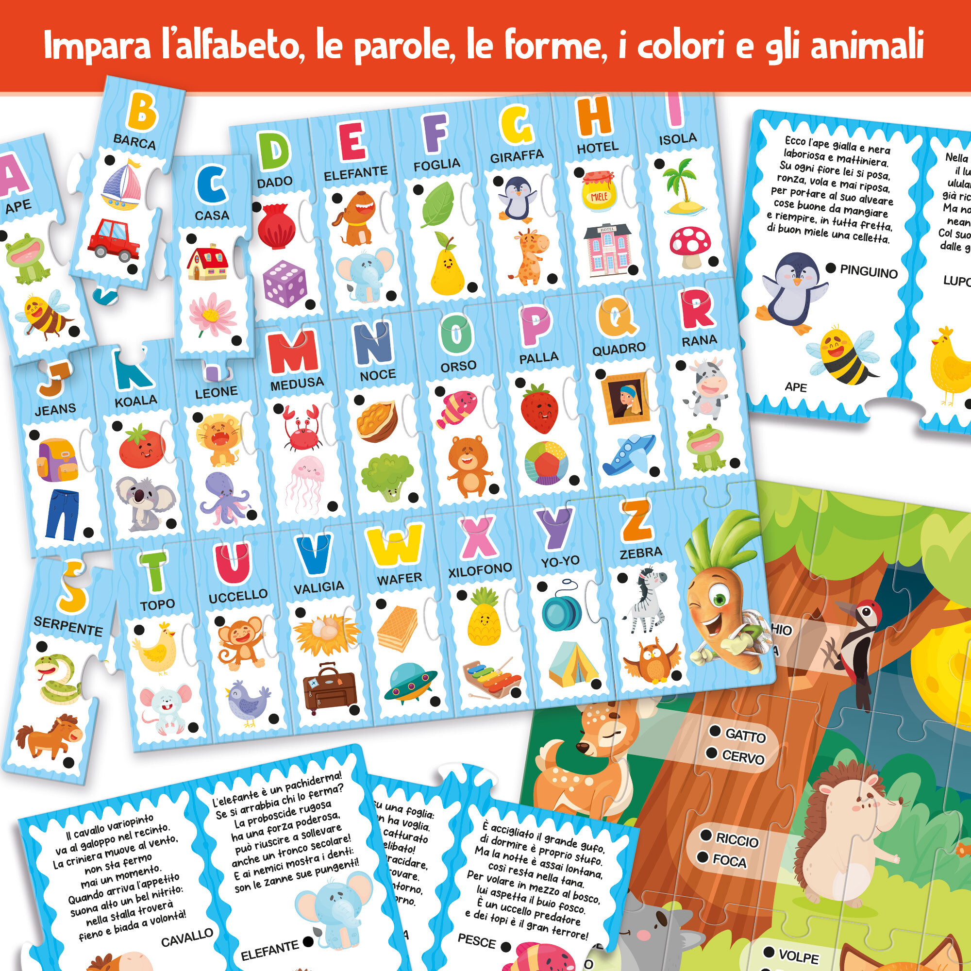Carotina - penna parlante con primi giochi educativi - LISCIANI