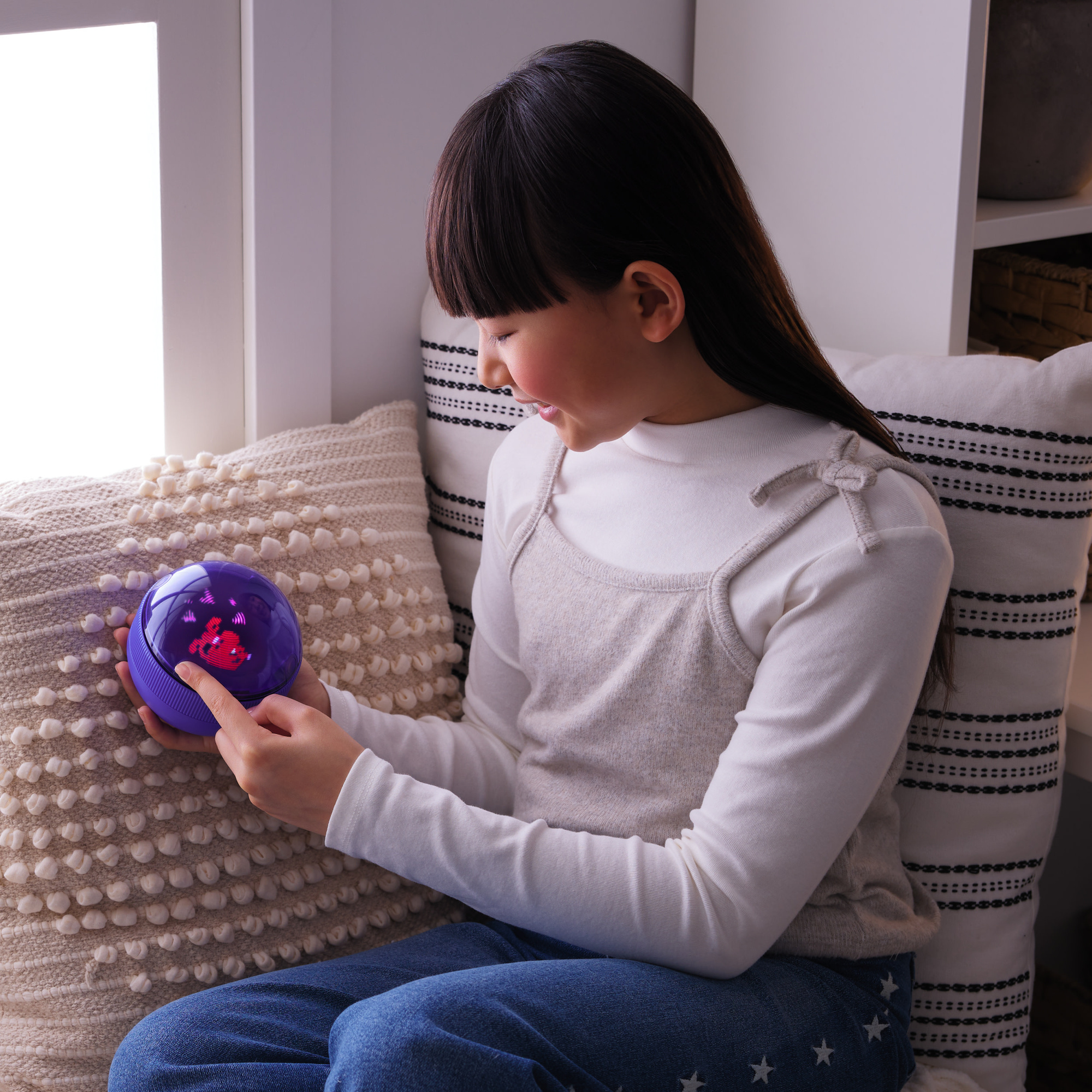 Bitzee hamster ball – criceto digitale interattivo, reagisce al tuo tocco, giochi per bambini e bambine dai 5 anni in su - BITZEE