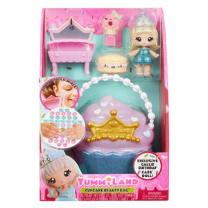 Yummiland cupcake bag - beauty playset con lip gloss doll - YUMMILAND