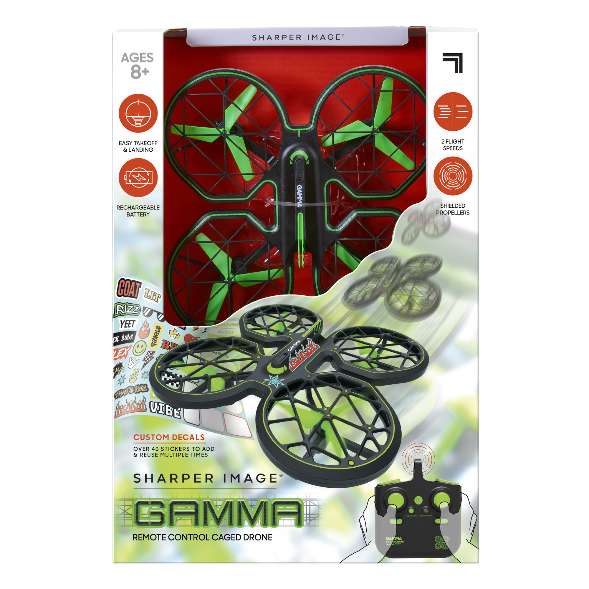Drone sharper image® gamma rc – sicuro e personalizzabile - Sharper Image