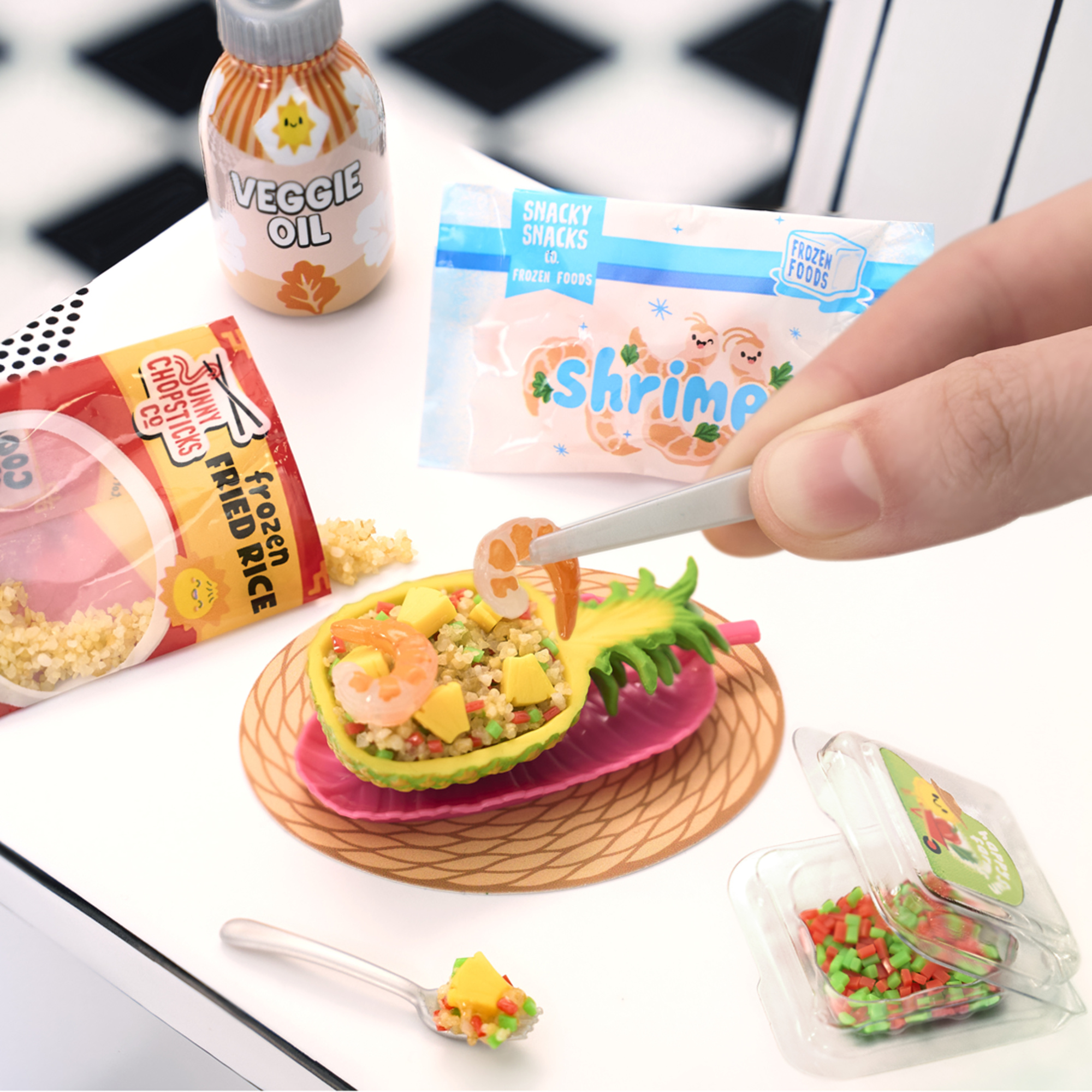 Miniverse diner serie 4 assortita - diy mini oggetti in resina - MINIVERSE MGA