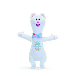 Peluche ufficiale tina 24 cm - mascotte olimpica milano cortina 2026 - Trudi