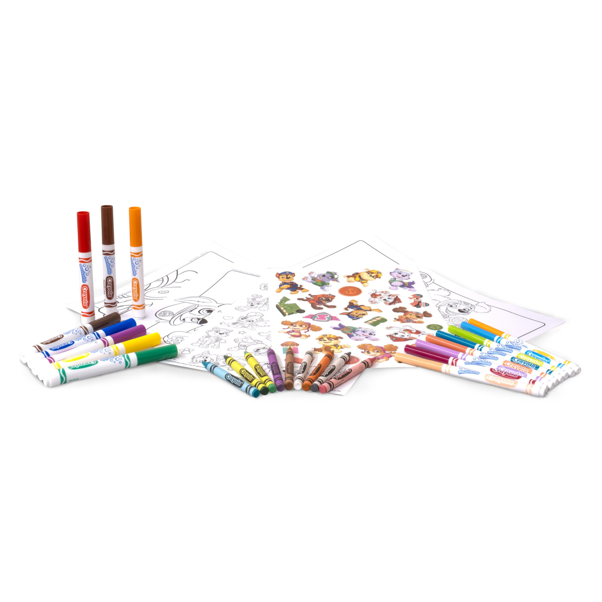 Crayola – set da colorare paw patrol con 80+ pezzi per attività creative - Paw Patrol