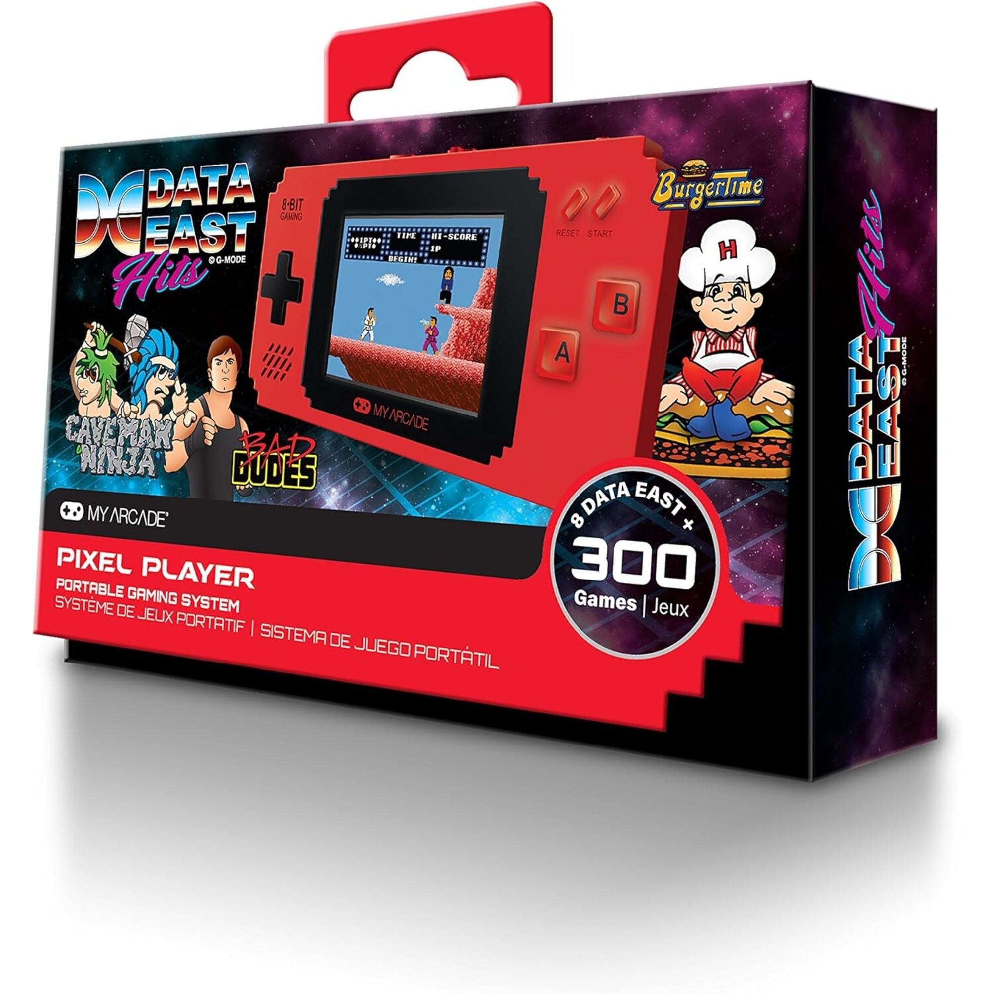 My arcade - pixel player - mini console portatile 7 cm con 308 giochi - MY ARCADE