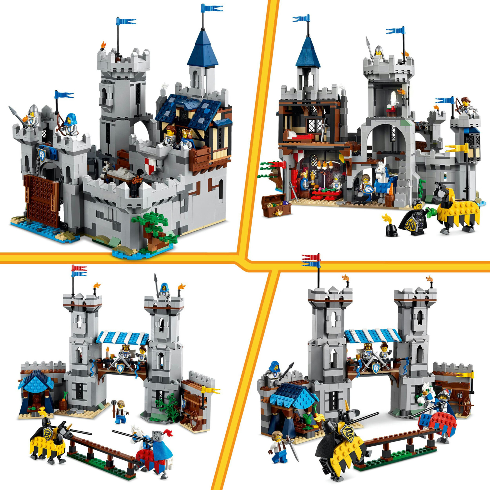 Lego creator 31168 - castello medievale 3in1 trasformabile 9+ - LEGO CREATOR, Lego