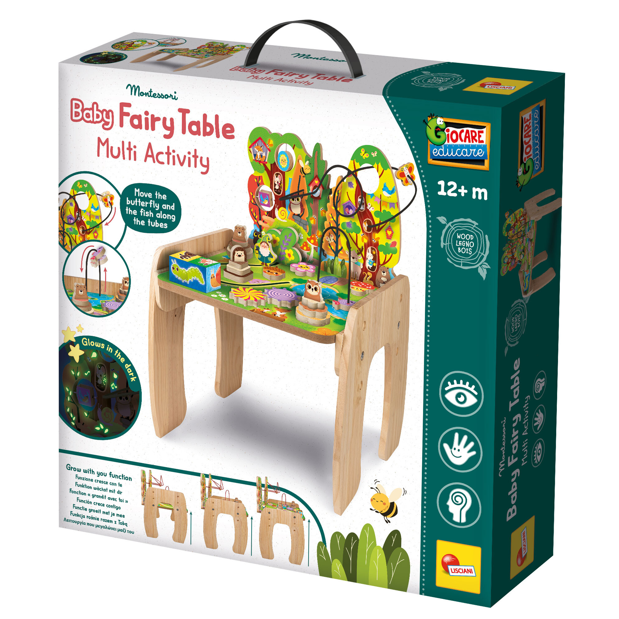 Montessori - tavolo multiattività in legno baby fairy - LISCIANI