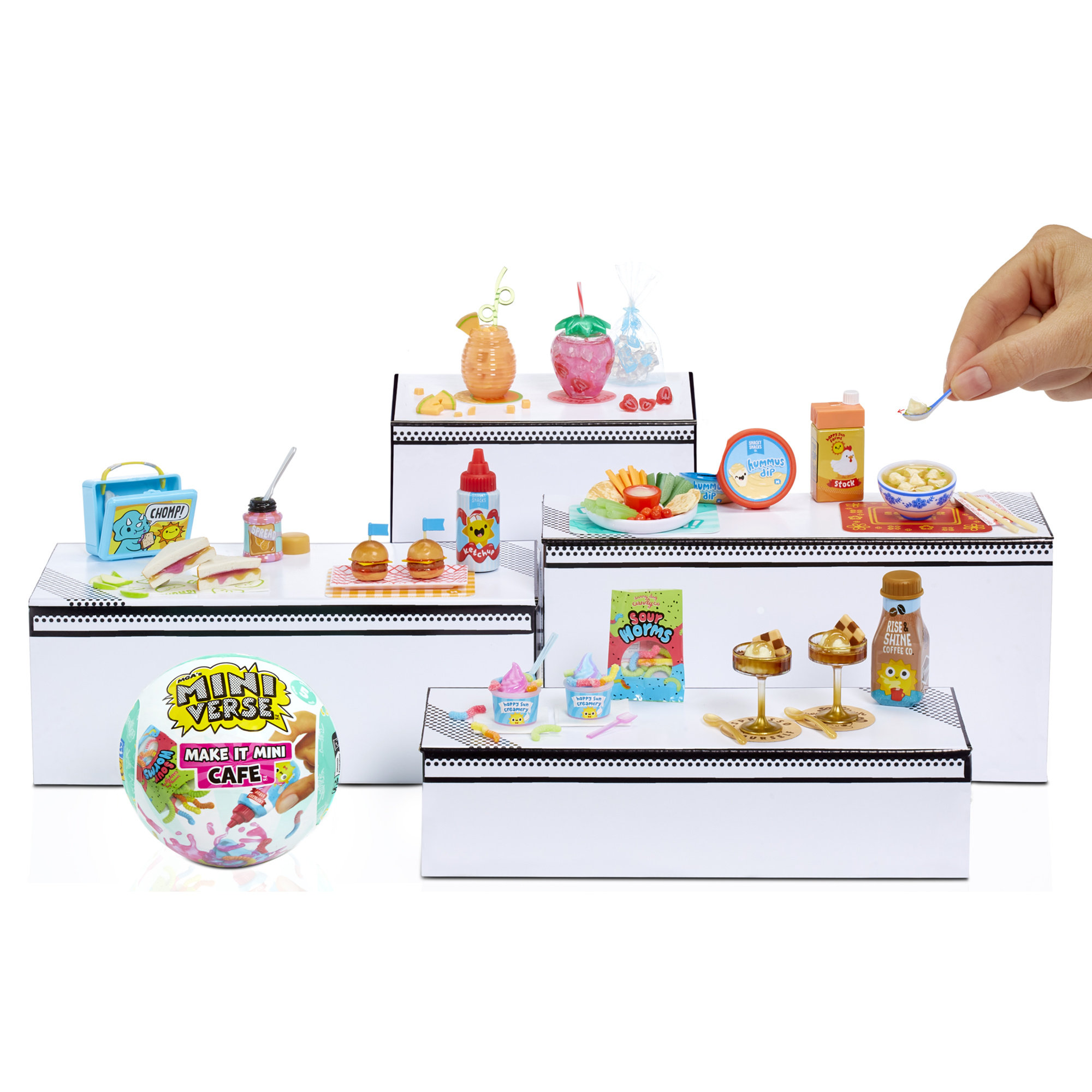 Miniverse mini café serie 5 - set diy collezione - assortito - MINIVERSE MGA