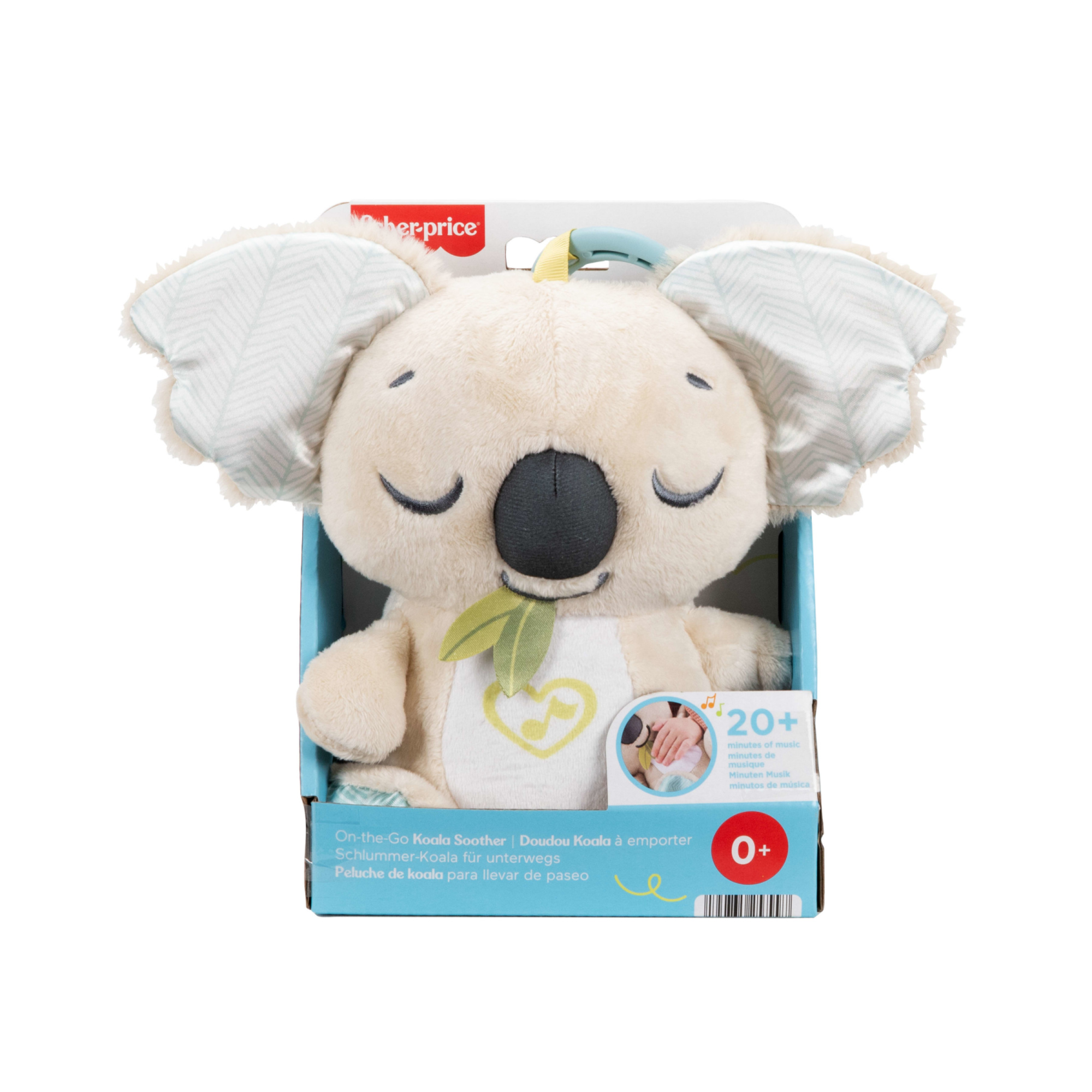 Fisher-price - koala rilassante, morbido peluche portatile con unità sonora, fino a 20 minuti di ninna nanna o dolce musica - FISHER PRICE