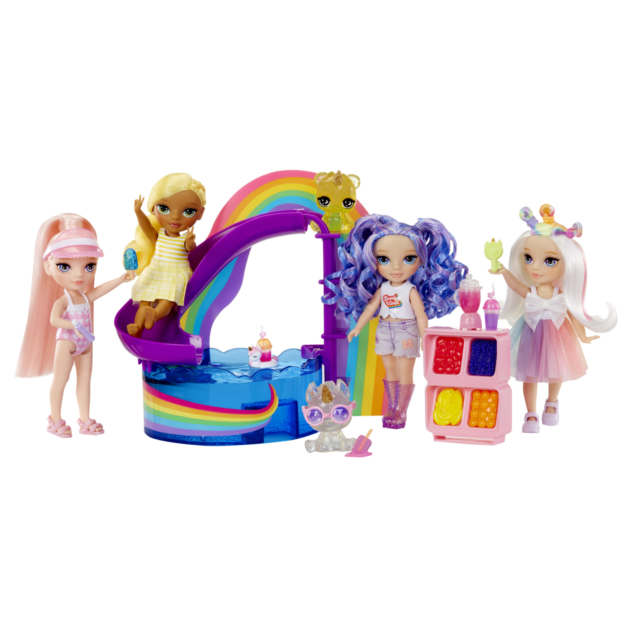 Rainbow high littles - piscina con blush e accessori - Rainbow High
