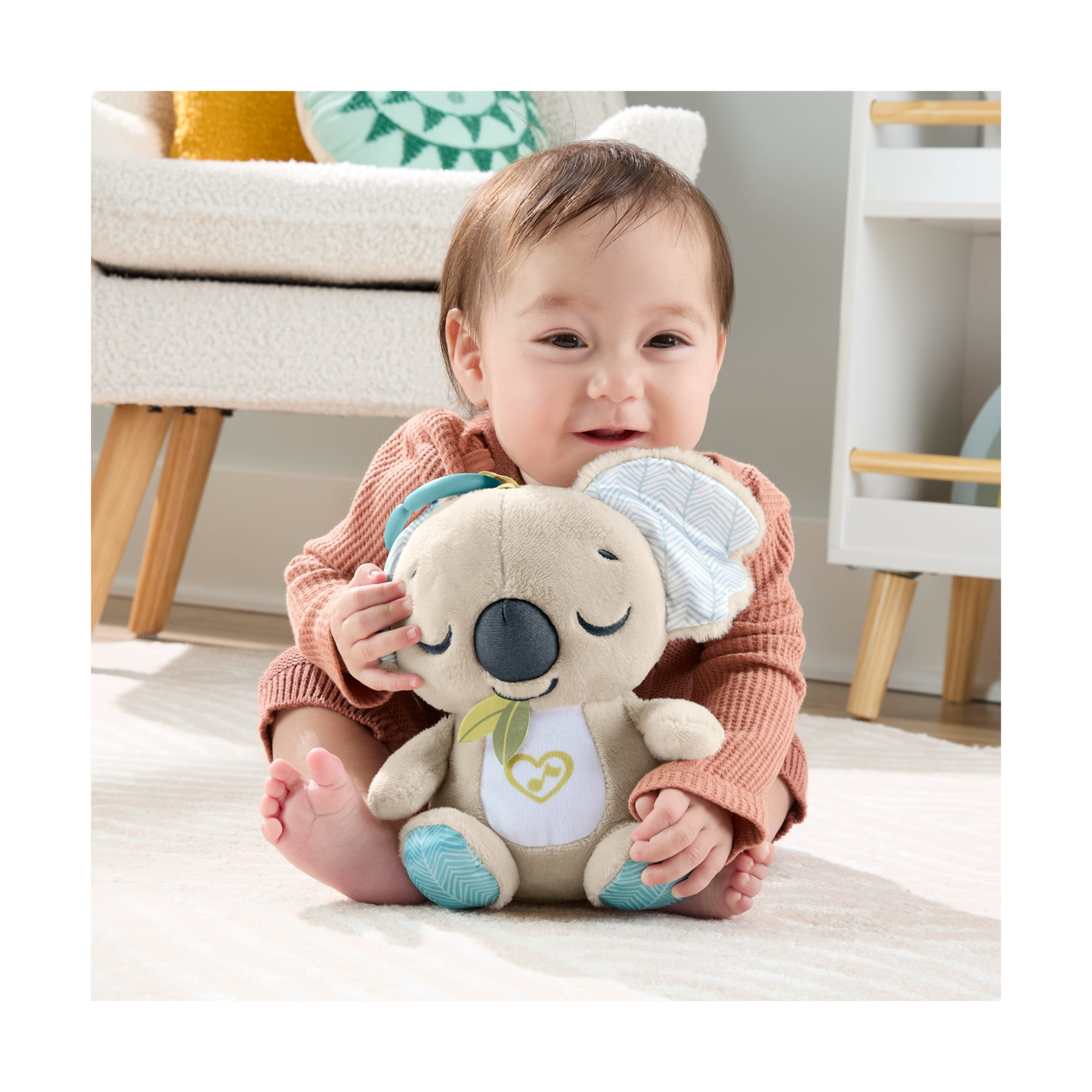 Fisher-price - koala rilassante, morbido peluche portatile con unità sonora, fino a 20 minuti di ninna nanna o dolce musica - FISHER PRICE