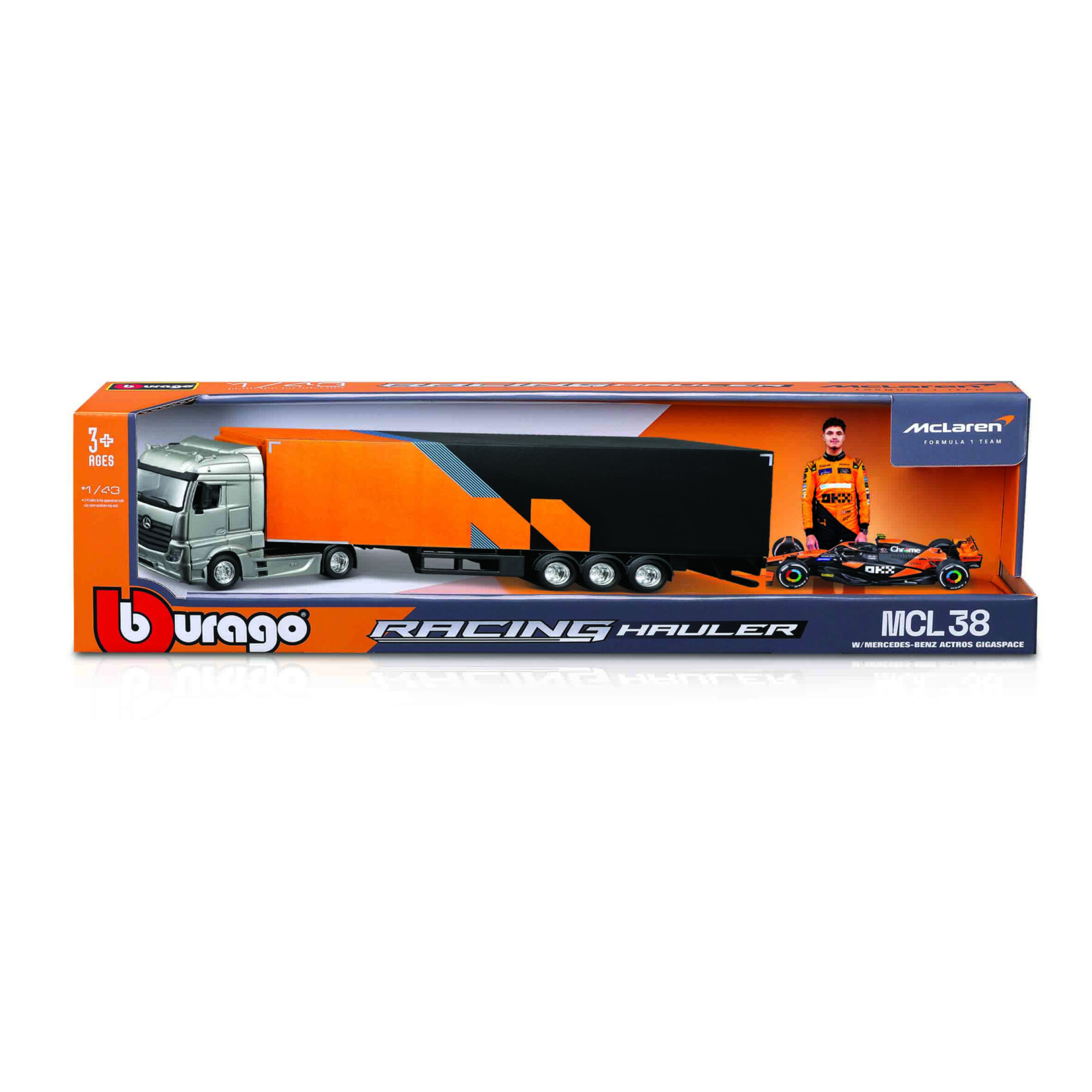 Mclaren semi truck in scala 1:43 + 1 mcl38 2024 1:43 - BBURAGO