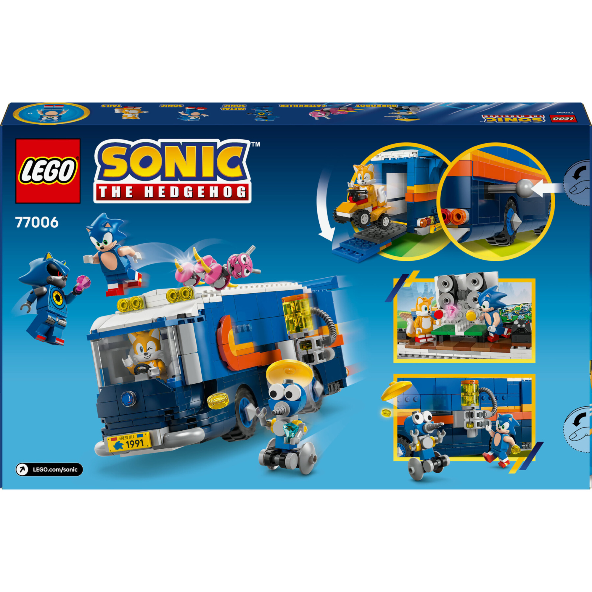 Lego sonic 77006 - camion di comando con 5 personaggi interattivi 8+ - Sonic, Lego