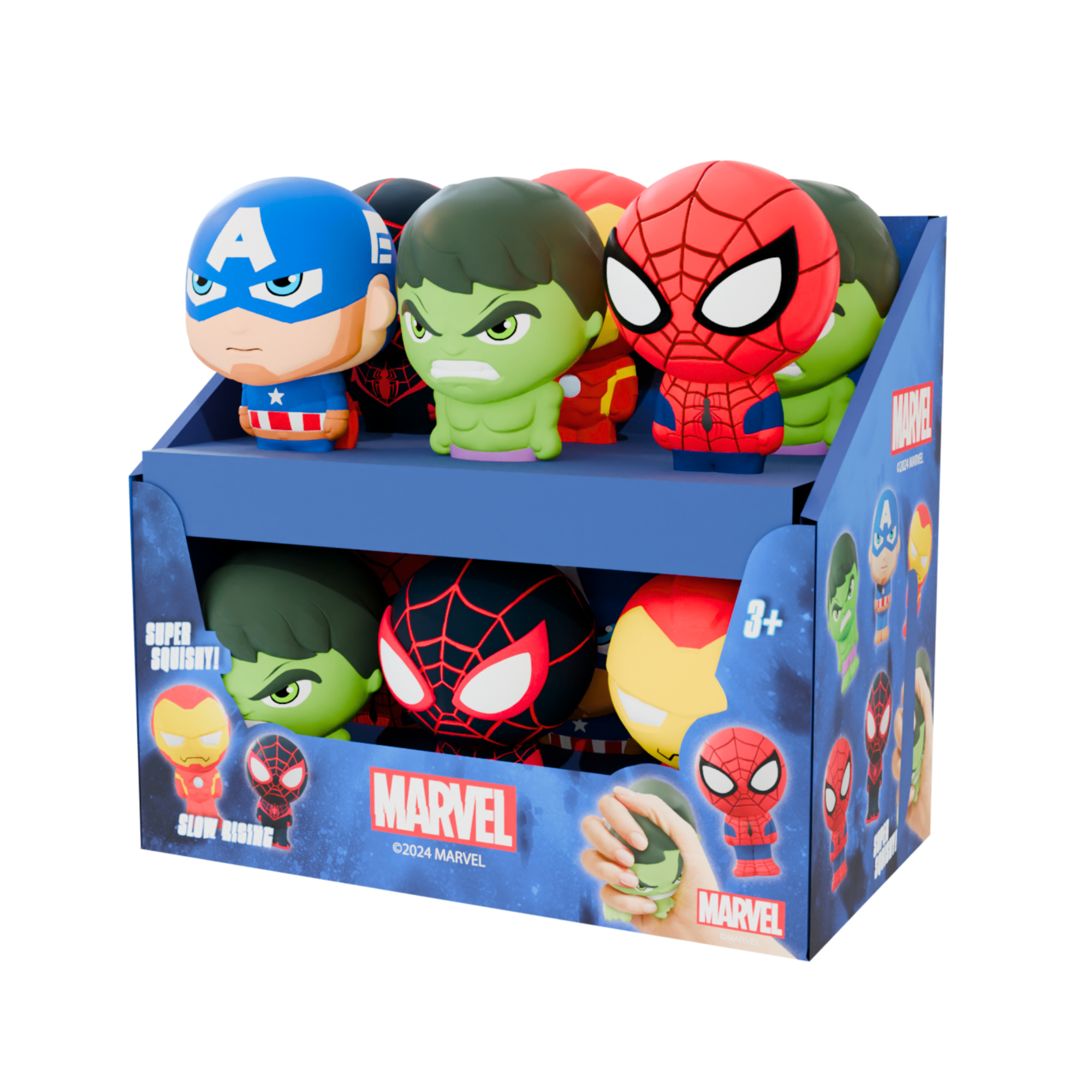Marvel super squishy - eroi antistress  3+ - MARVEL