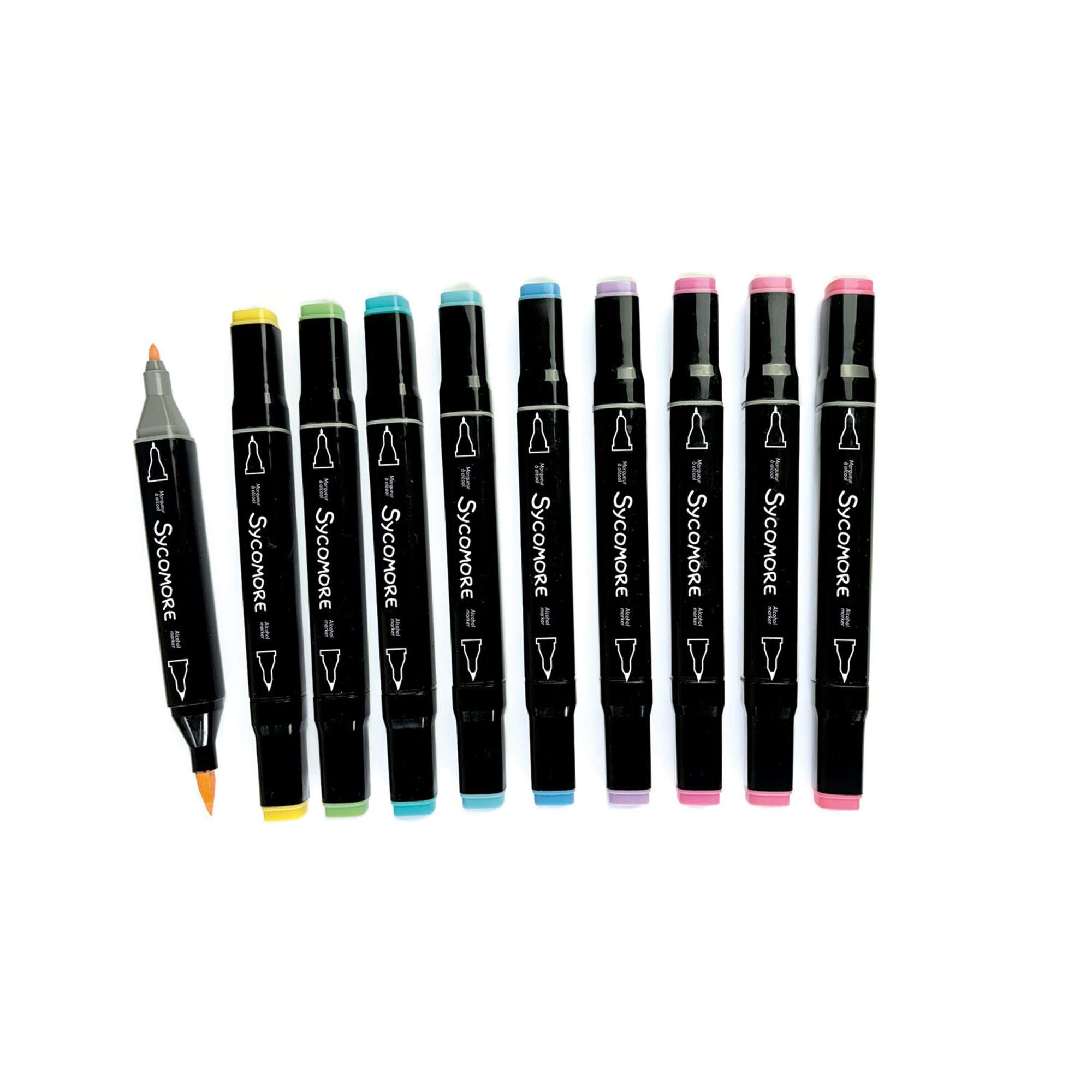 Sycomore - a scuola di manga kemonomimi - pennarelli e fogli con griglia - 