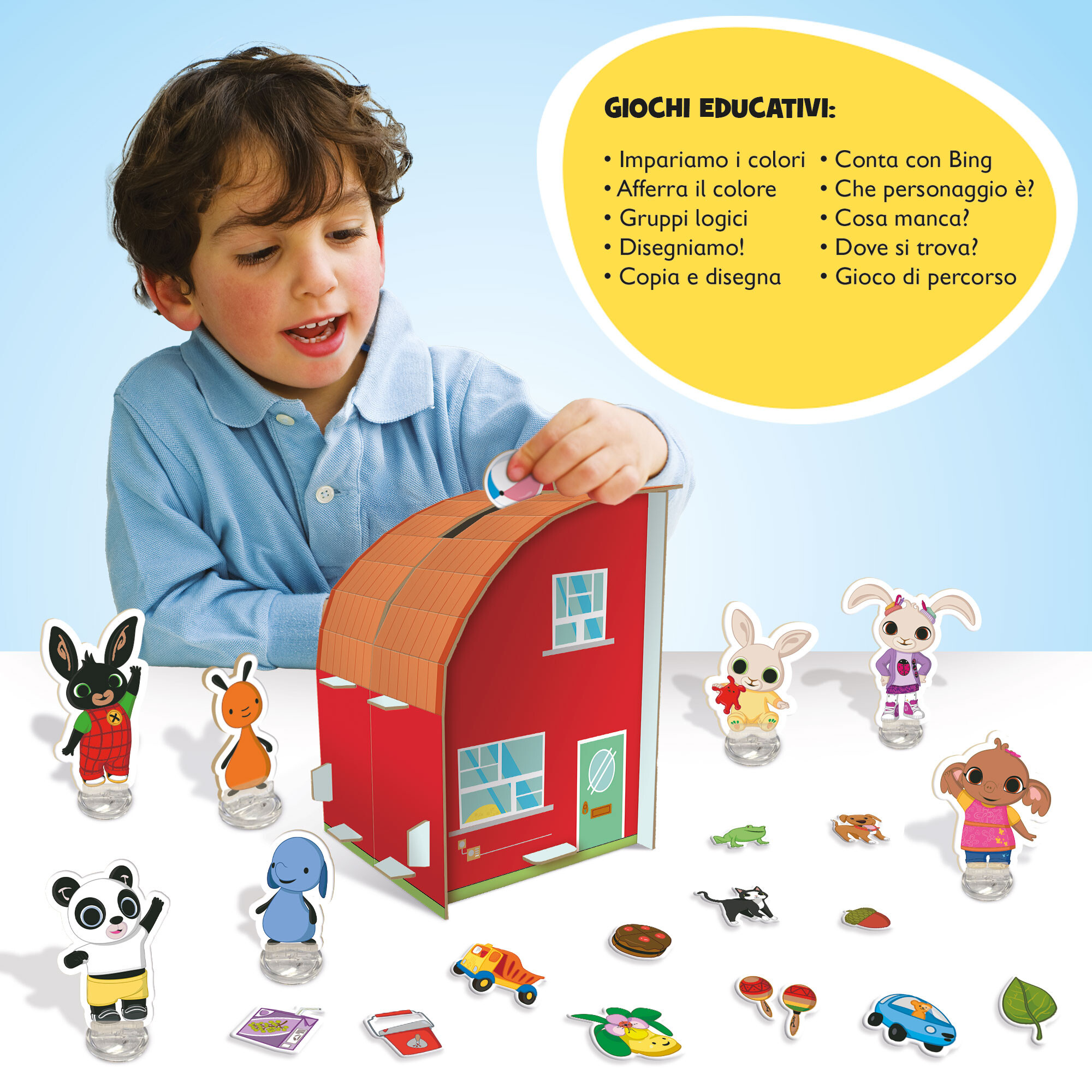 Bing - casetta dei giochi educativi - BING