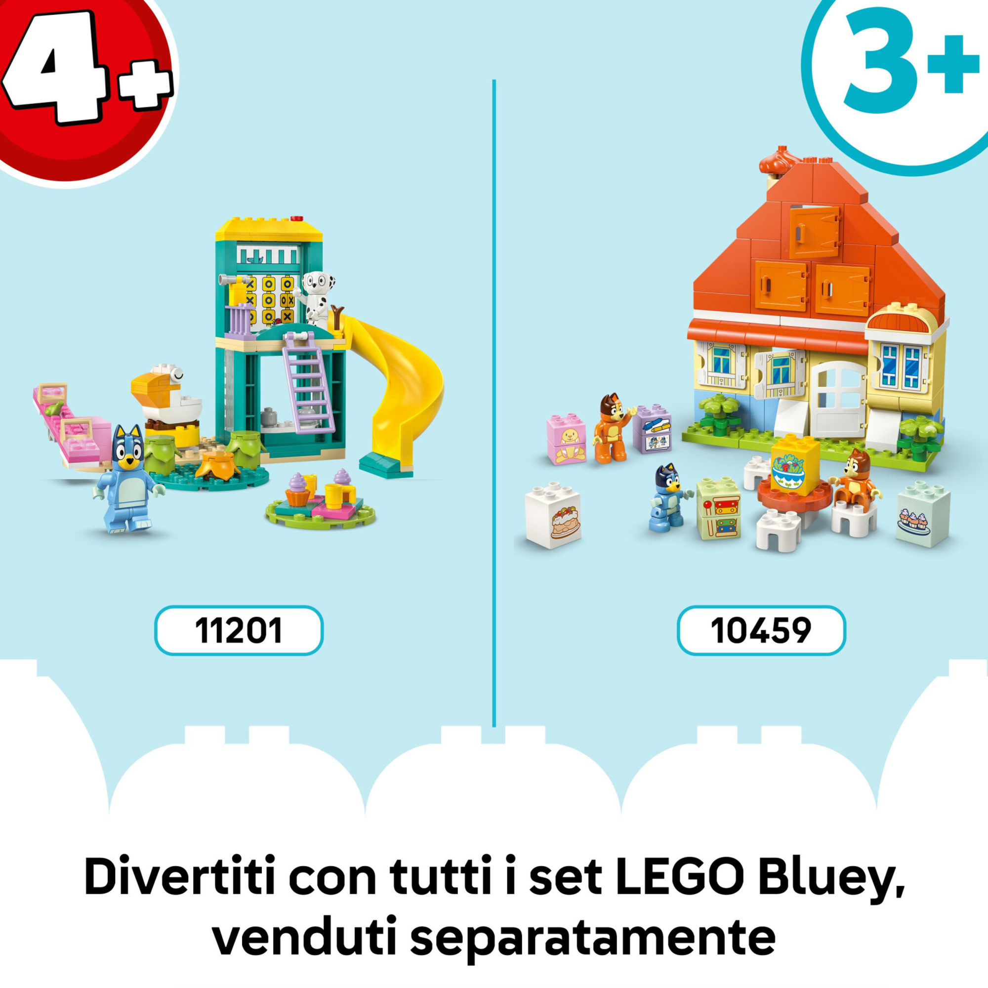 Lego 10458 - duplo gelateria bluey con macchina e 2 figure, 2+ anni - LEGO DUPLO, Lego