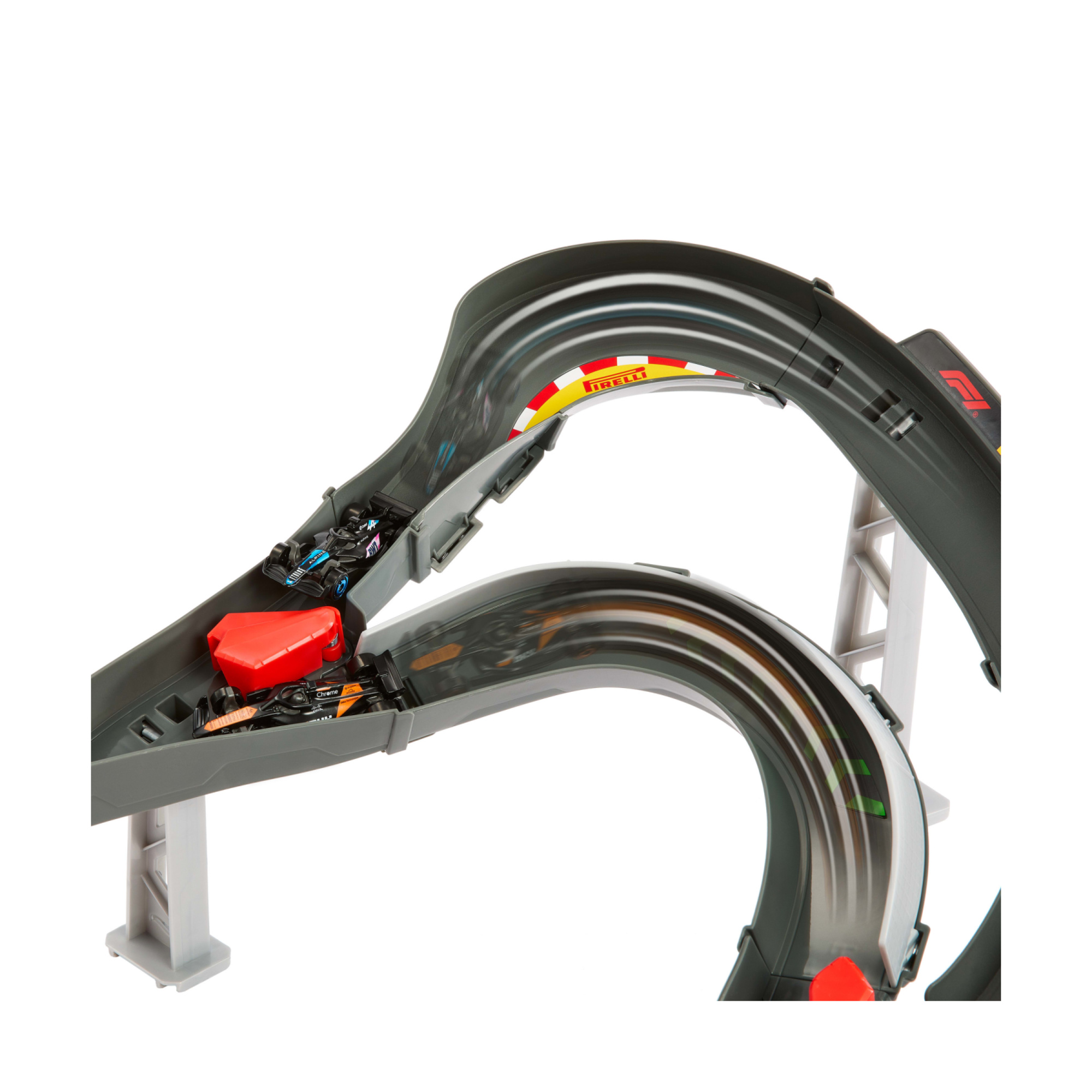 Hot wheels racing - circuito sprint formula 1, set pista a due modalità di gioco e con 3 veicoli f1 inclusi - Hot Wheels