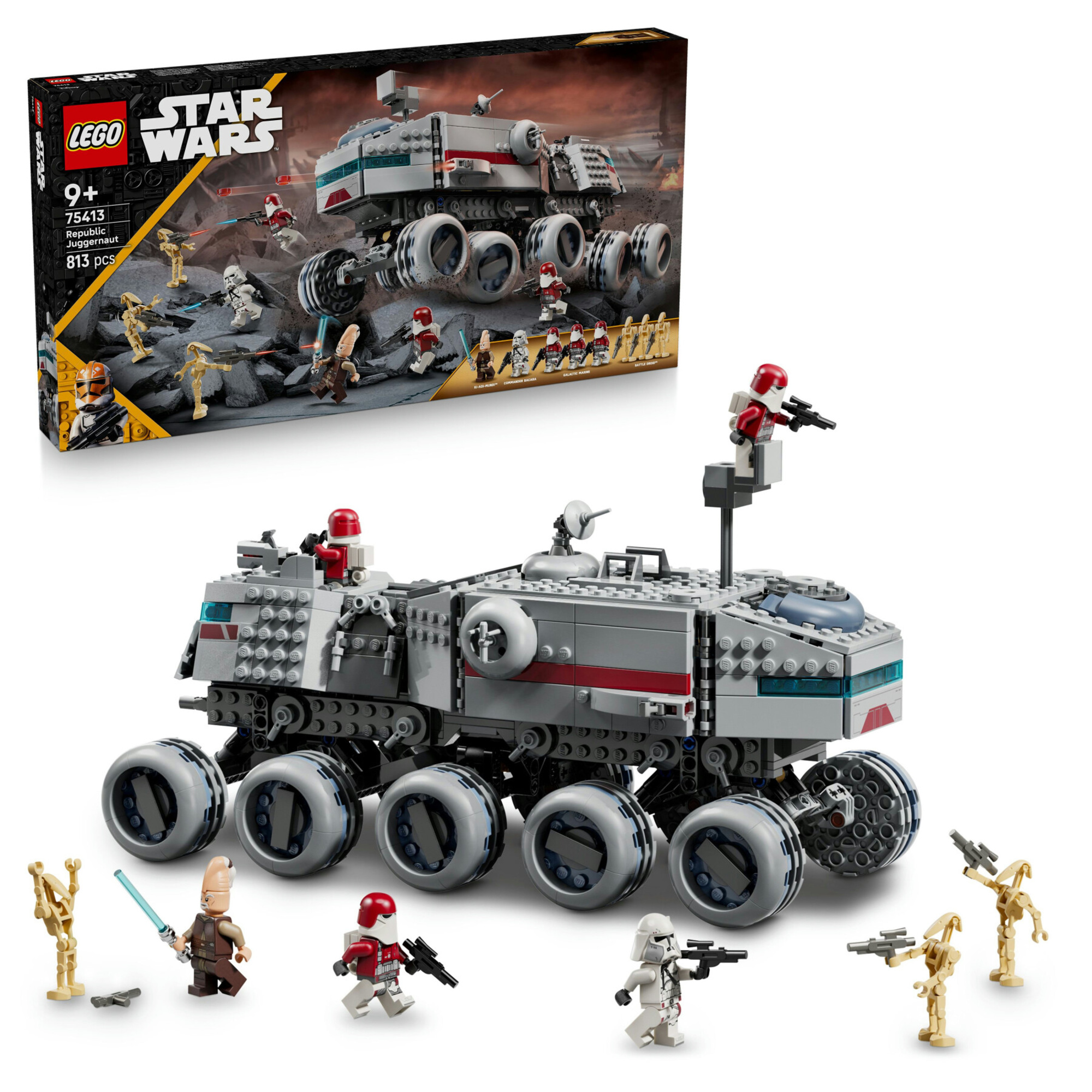 Legostar wars 75413 - juggernaut con 8 personaggi, 9+ anni - LEGO STAR WARS, LEGO® Star Wars™