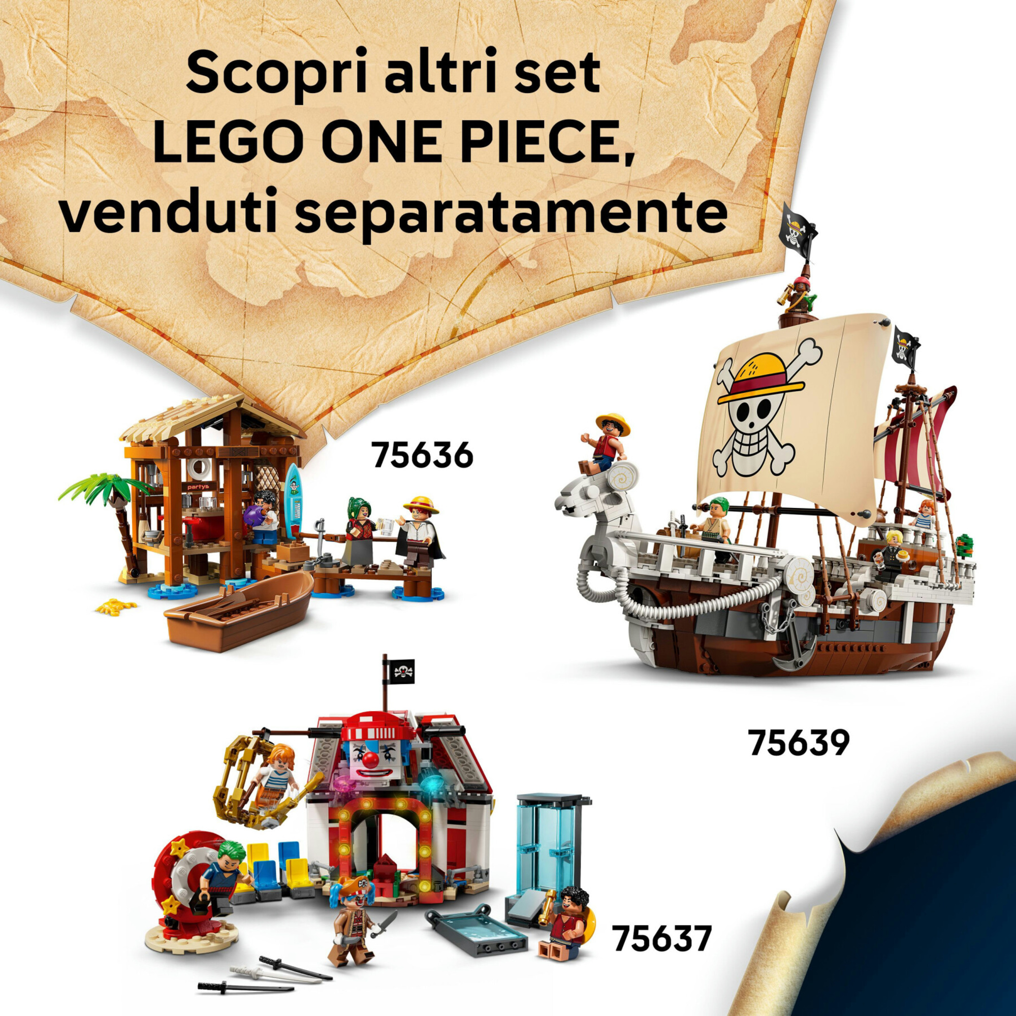 Lego 75638 - one piece battaglia ad arlong park con 5 figure, 9+ anni - ONE PIECE, Lego