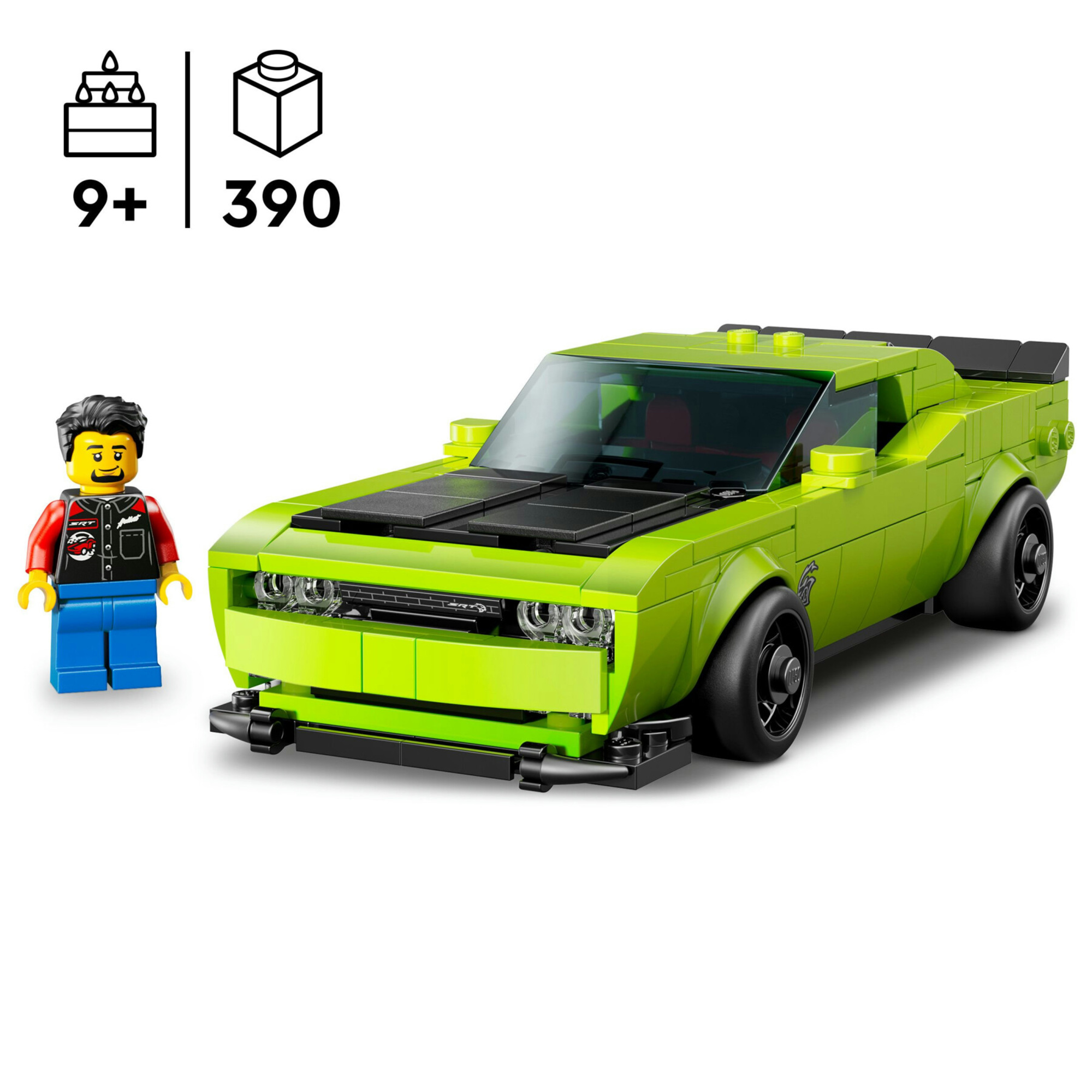 Lego speed champions 77237 - dodge challenger srt hellcat 9+ - LEGO SPEED CHAMPIONS, Lego