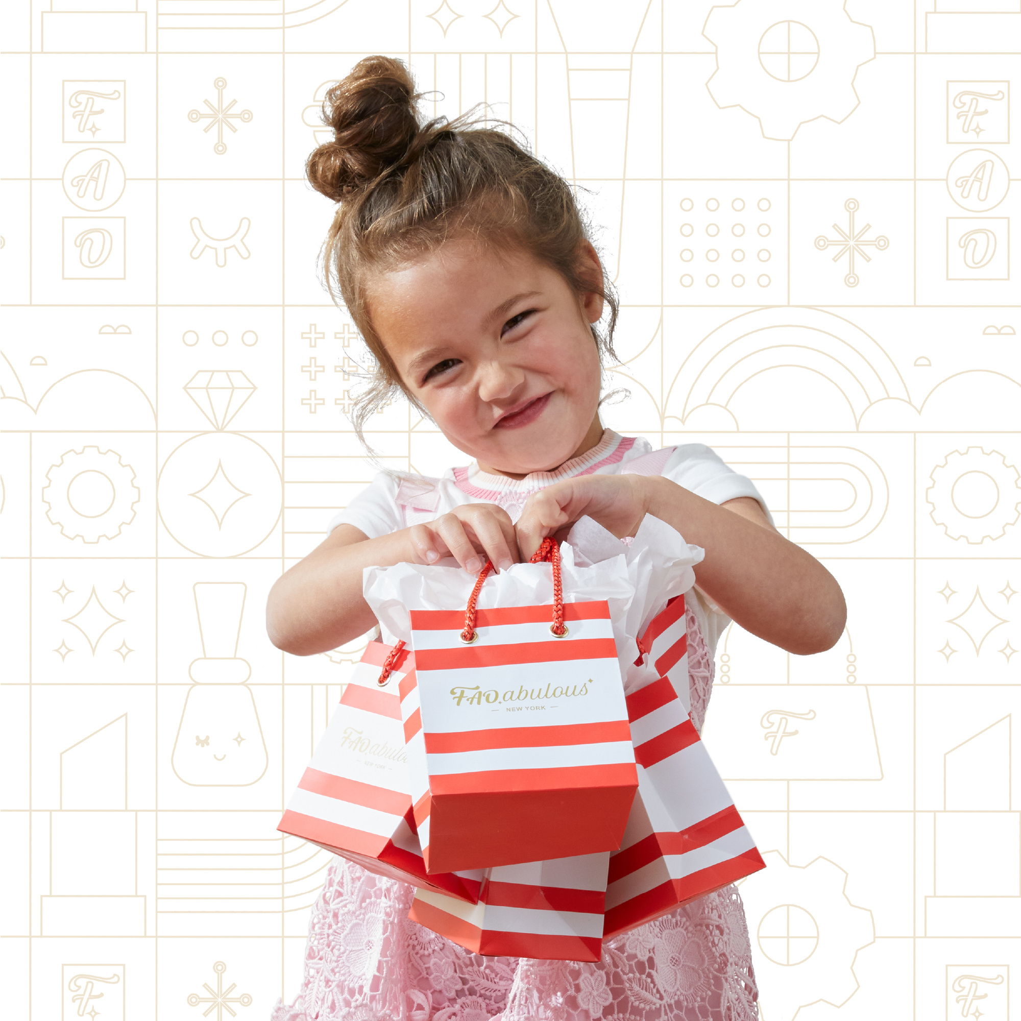 Cassa trucco fao schwarz beauty boutique – set gioco 19 pezzi - 