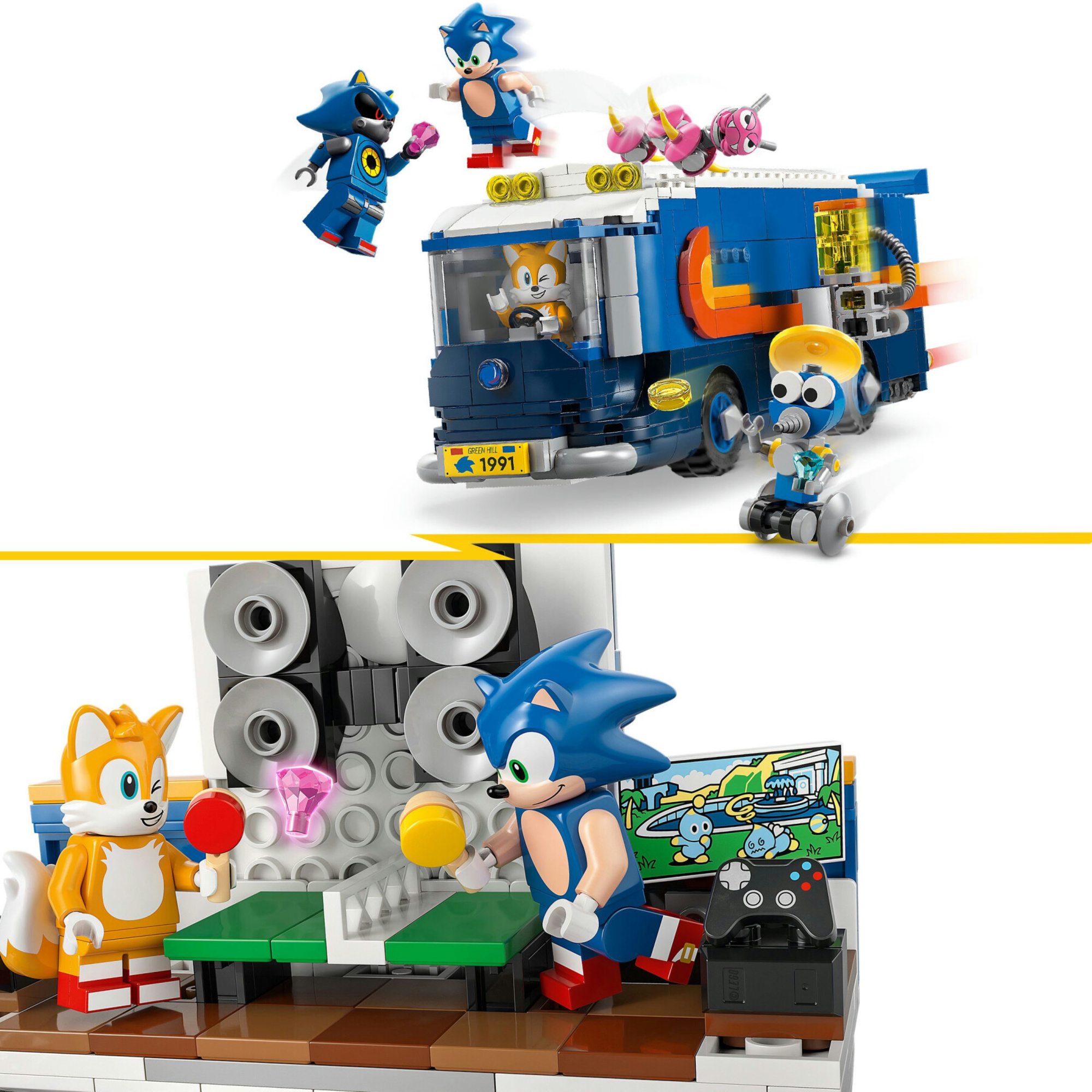 Lego sonic 77006 - camion di comando con 5 personaggi interattivi 8+ - Sonic, Lego