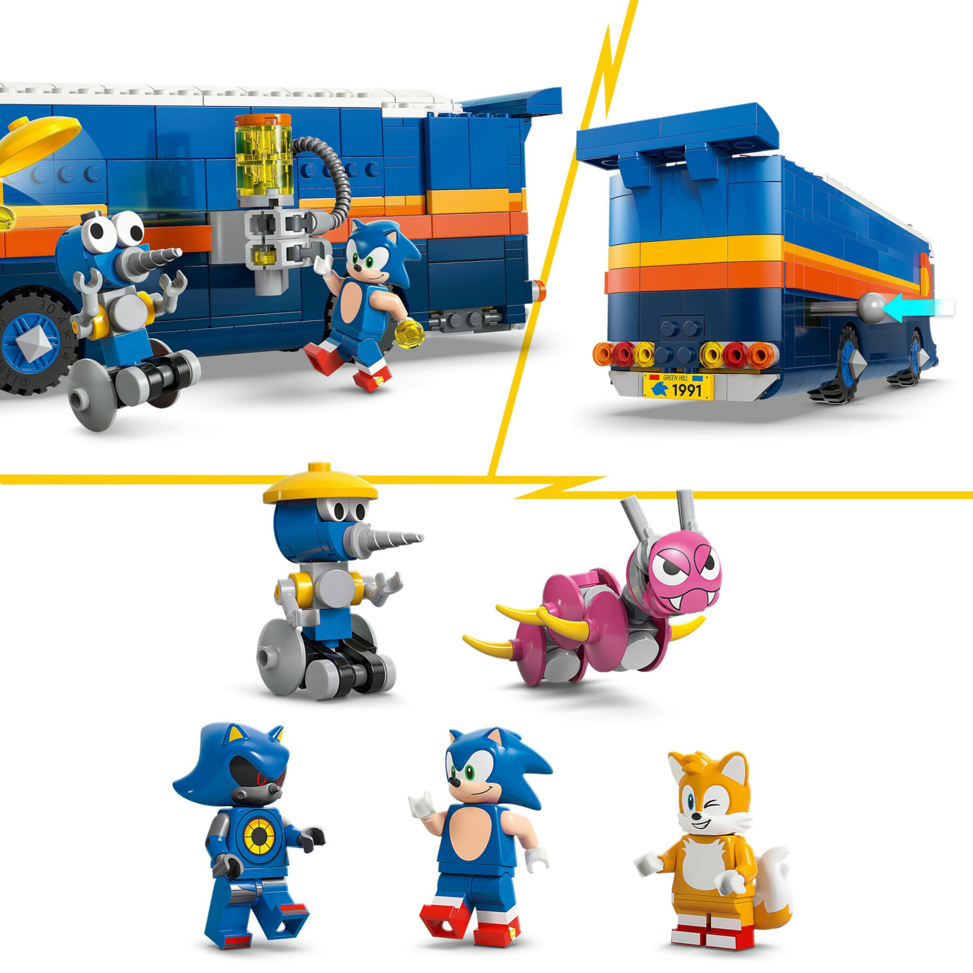 Lego sonic 77006 - camion di comando con 5 personaggi interattivi 8+ - Sonic, Lego