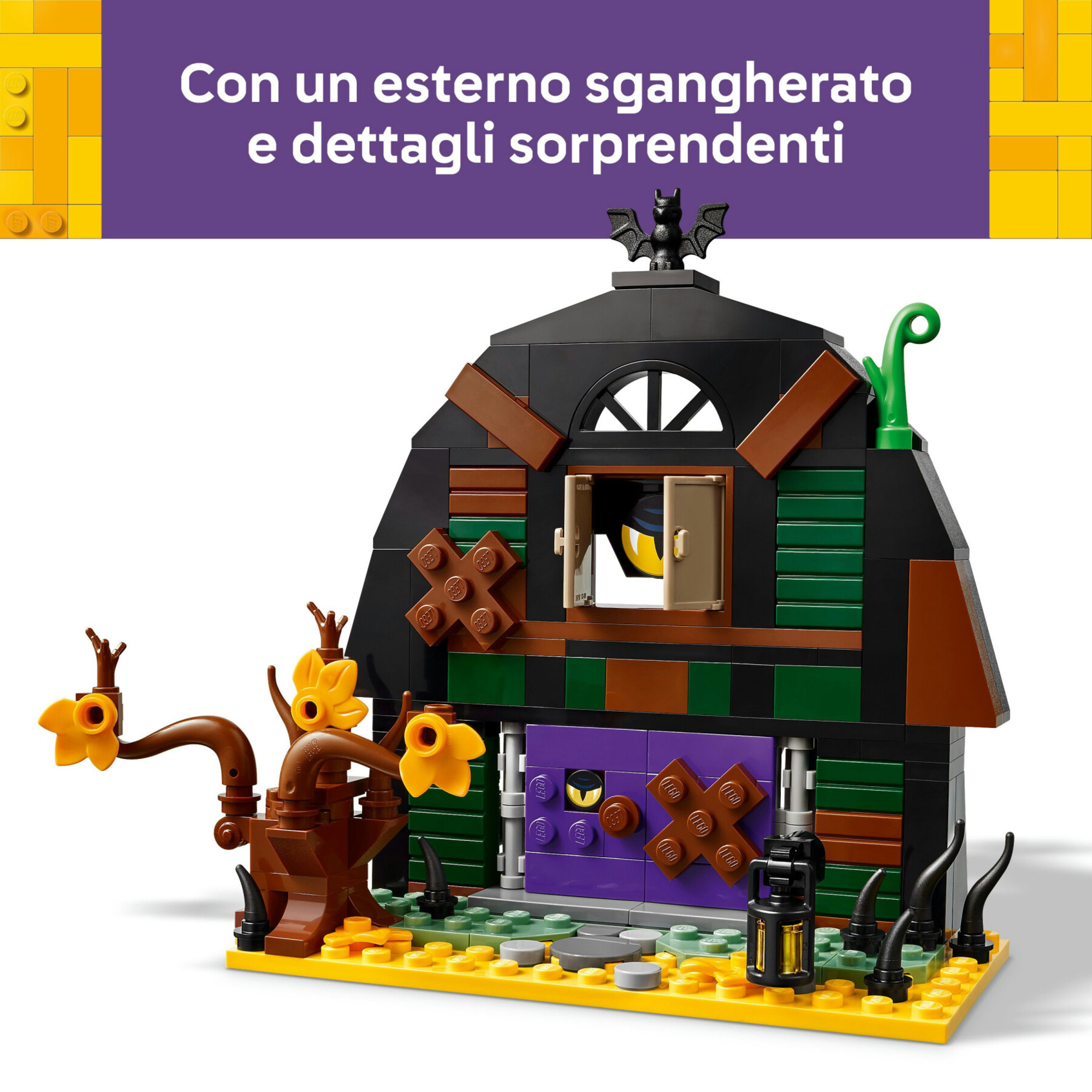 Lego 40721 - granaio di halloween con minifigure e accessori, 8+ anni - LEGO ICONS