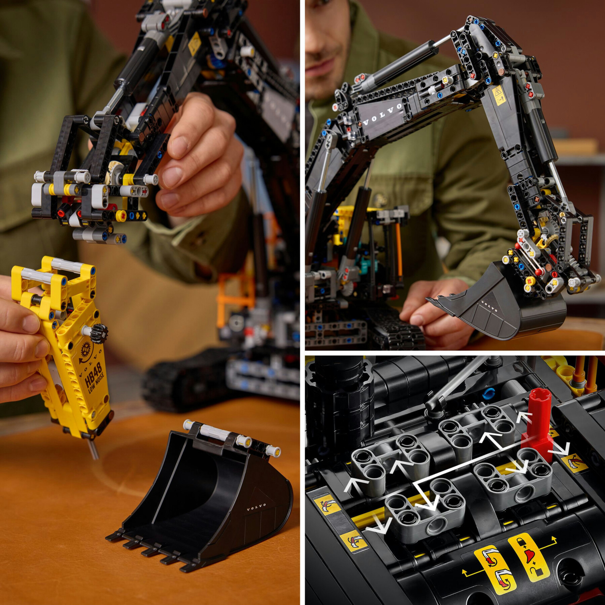 Lego technic 42215 - escavatore volvo ec500 hybrid motorizzato - LEGO TECHNIC, Lego