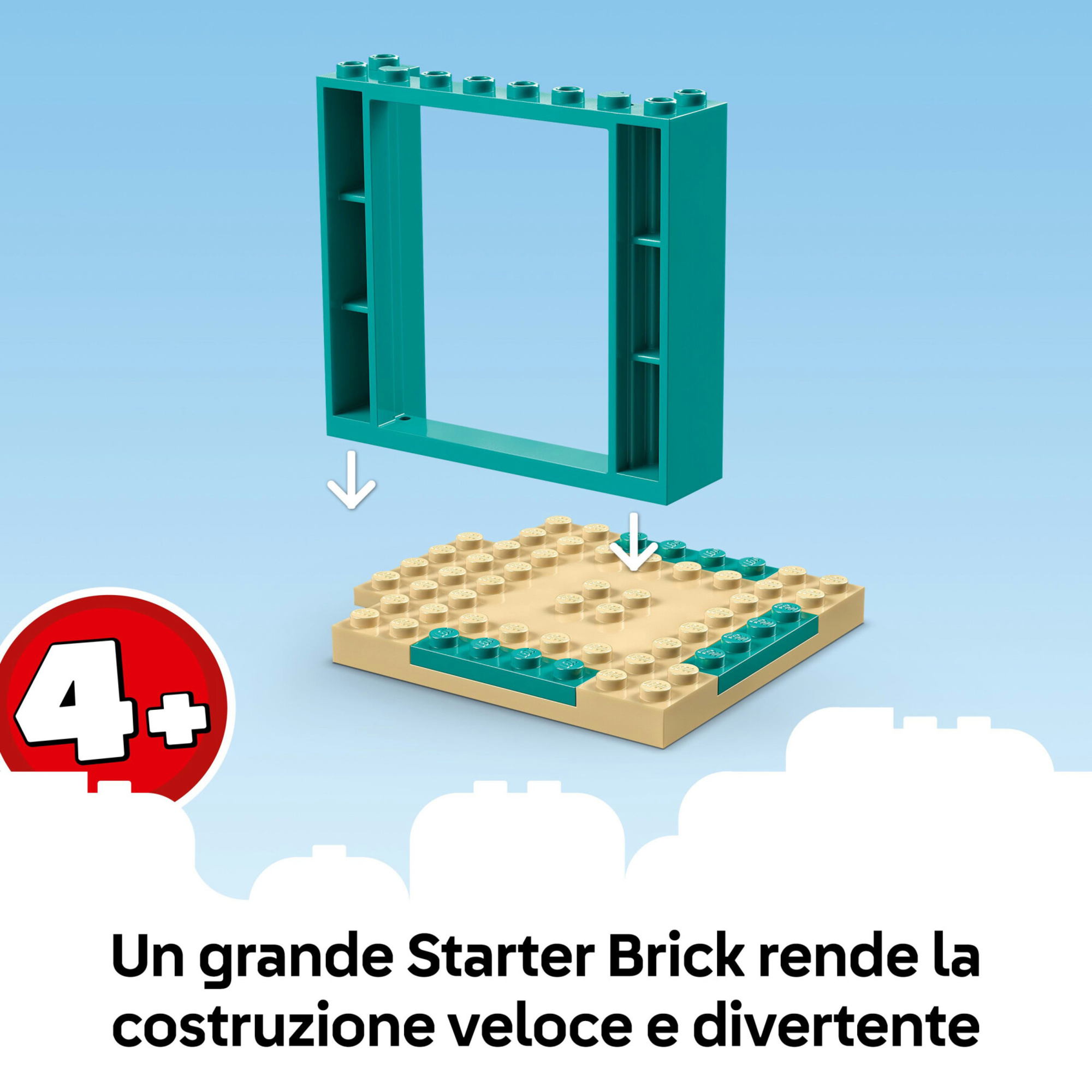 Lego 11201 - bluey parco giochi con scivolo e 2 minifigure, 4+ anni - BLUEY, Lego