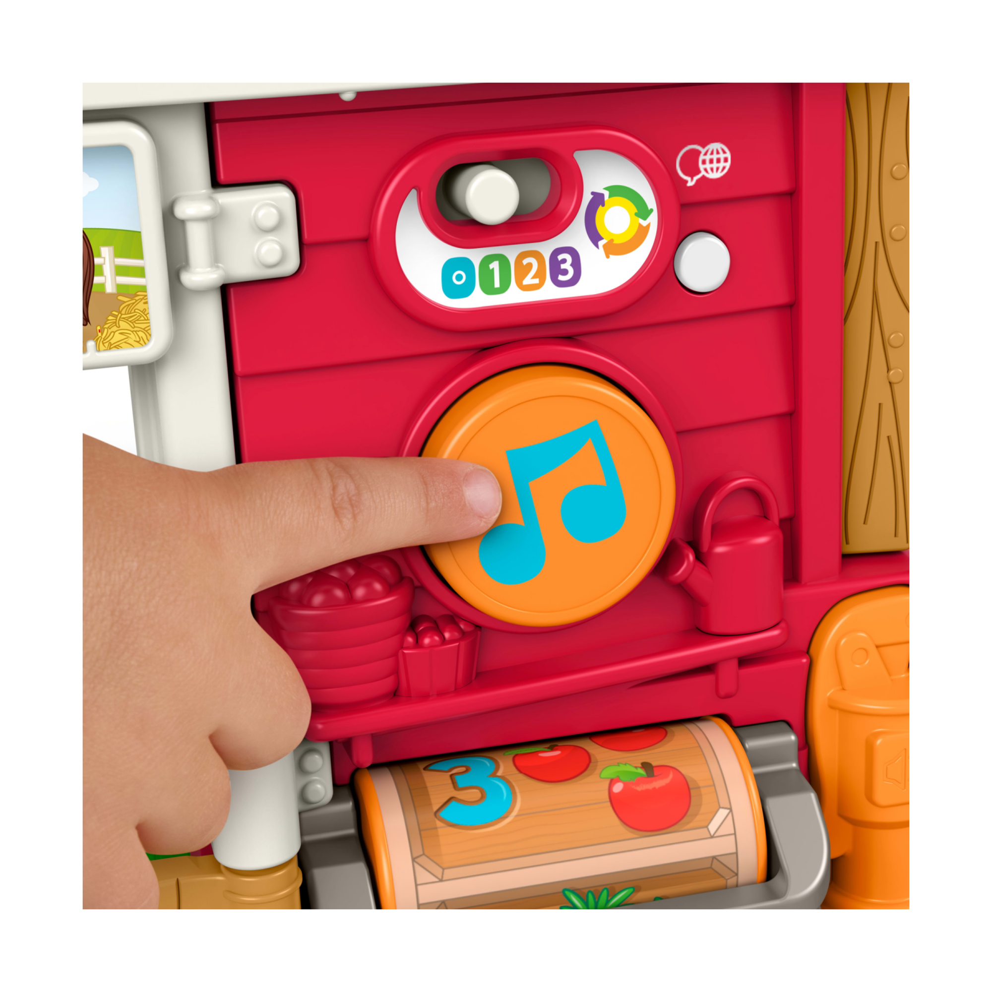 Fisher-price little people - fattoria animali felici, set con personaggi e amici animali, canzoni, luci e frasi - FISHER PRICE