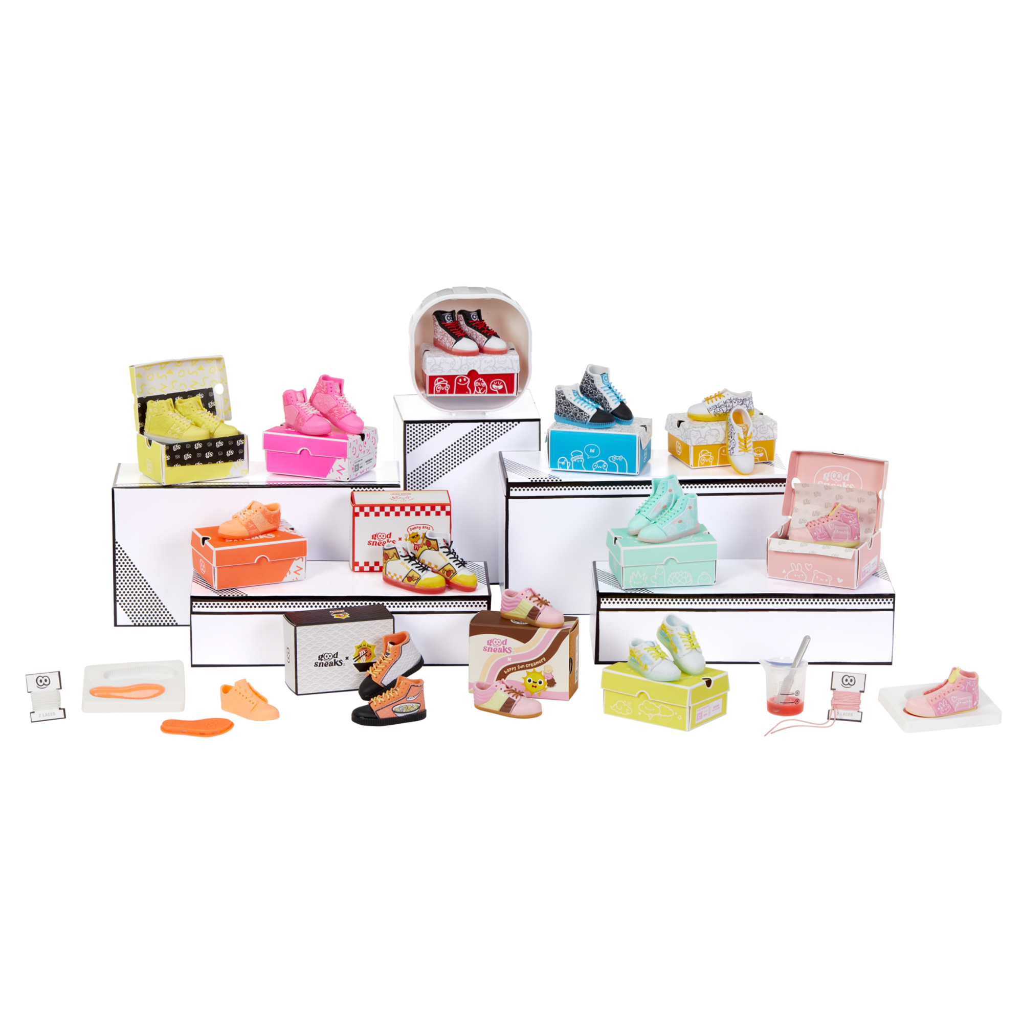 Mga’s miniverse make it mini sneakers - mini oggetti da collezione in confezione sorpresa, fai da te, articoli replica di sneaker - età 8+ - MINIVERSE MGA