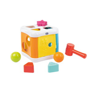 2 in 1 cubo incastra & martella - smart to play - chicco - Chicco