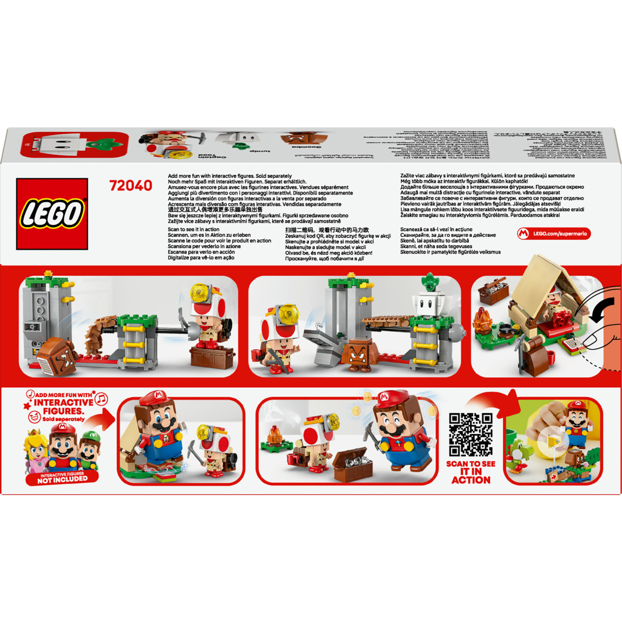 Lego super mario 72040 - campeggio con capitan toad, 6+ anni - LEGO® Super Mario™, Lego