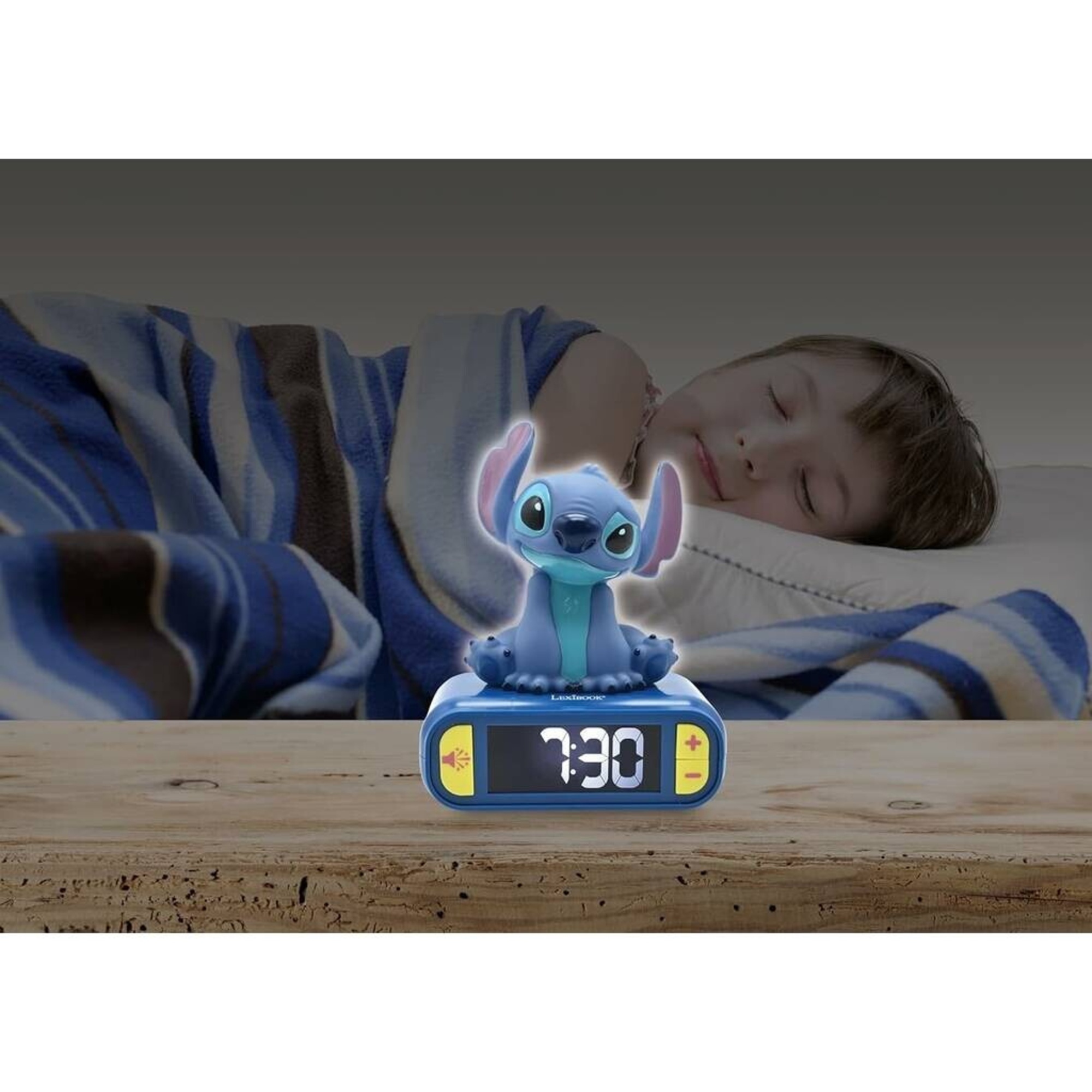 Disney lilo e stitch sveglia digitale luce e suono stitch 17 cm lexibook - Disney Stitch