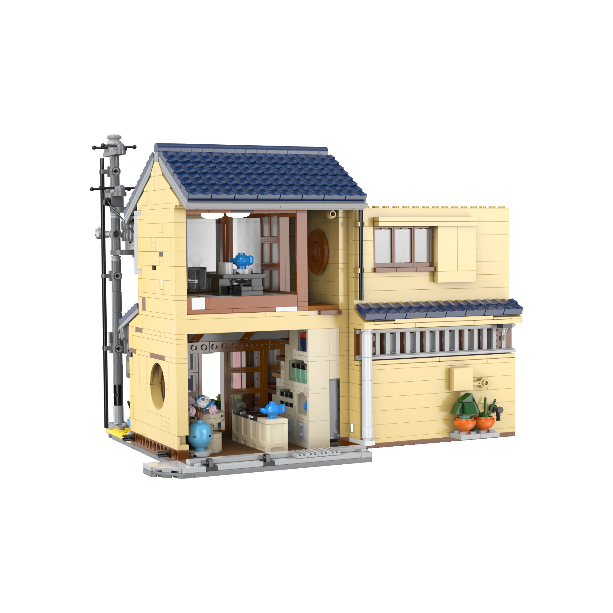 Cada costruzione giapponese tea shop - modellino tè giapponese - 