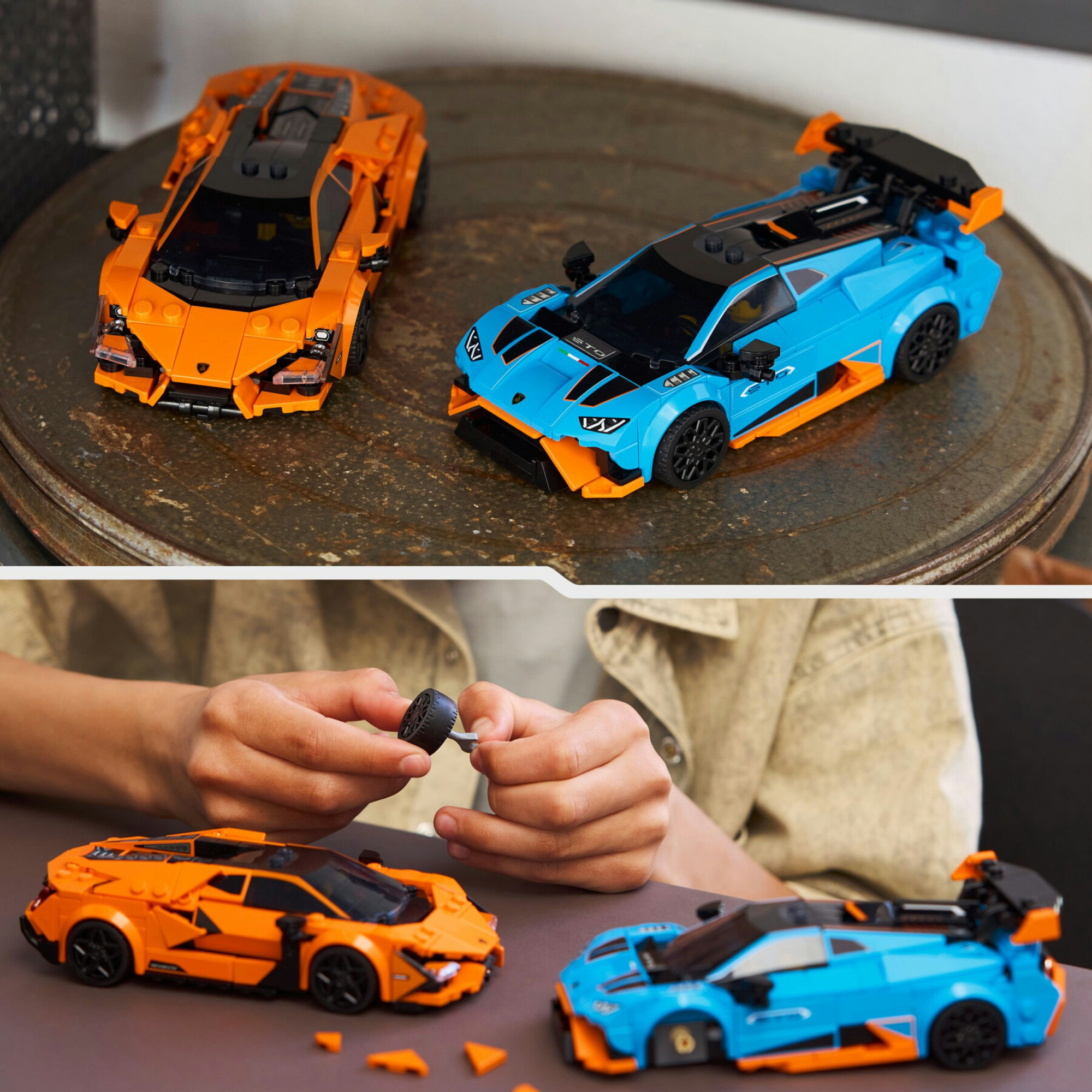 Lego speed champions 77238 - lamborghini revuelto e huracán sto 10+ - LEGO SPEED CHAMPIONS, Lego