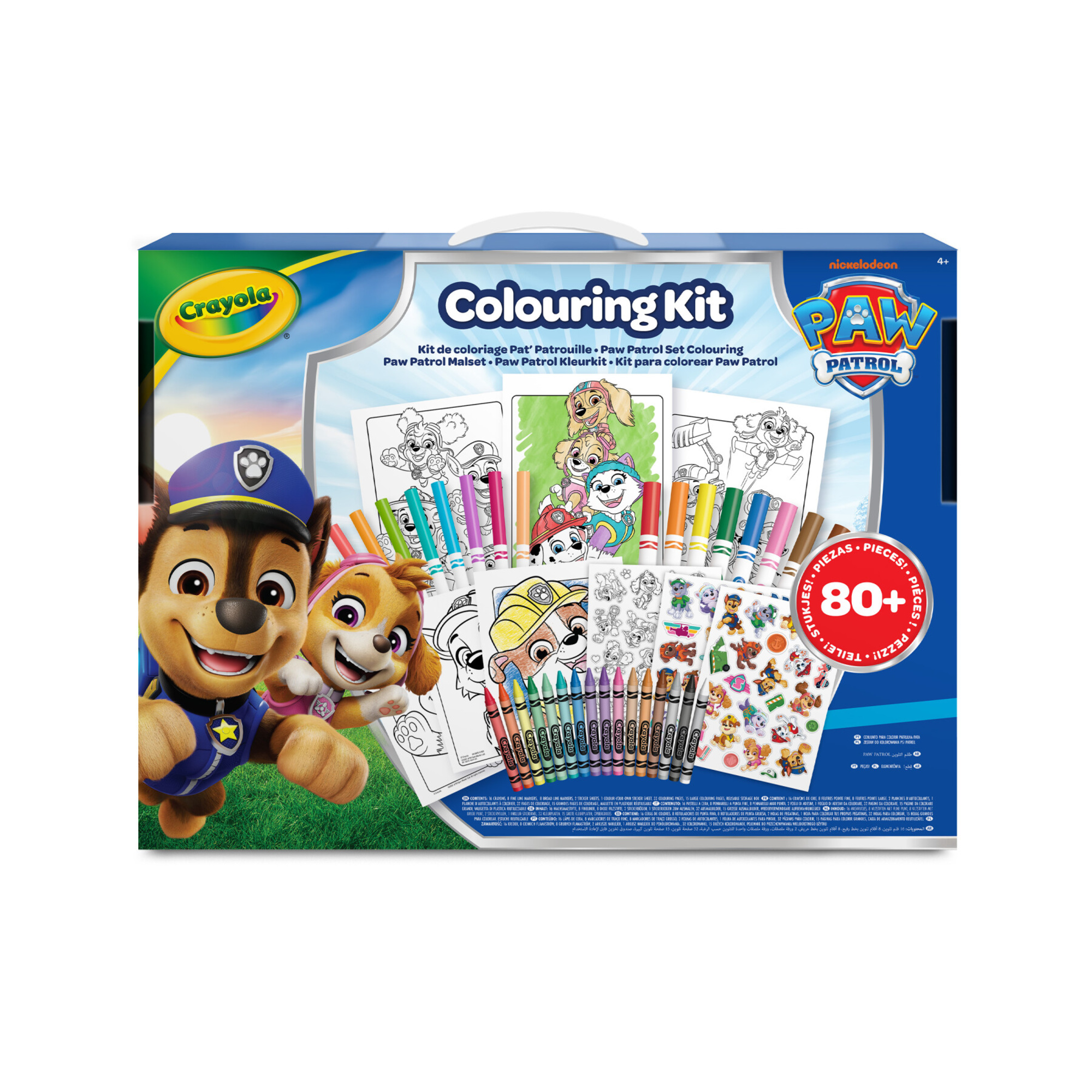 Crayola – set da colorare paw patrol con 80+ pezzi per attività creative - Paw Patrol