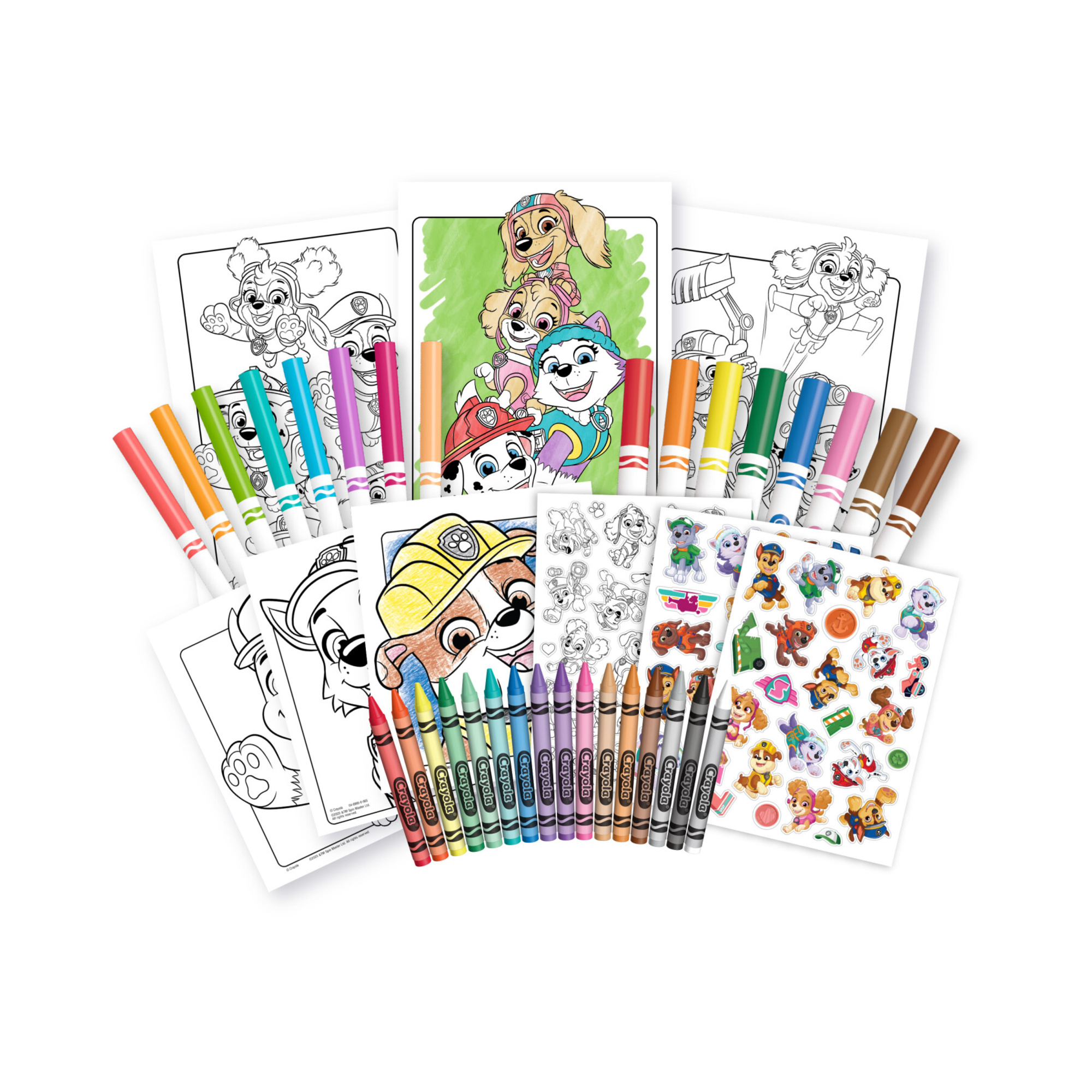 Crayola – set da colorare paw patrol con 80+ pezzi per attività creative - Paw Patrol