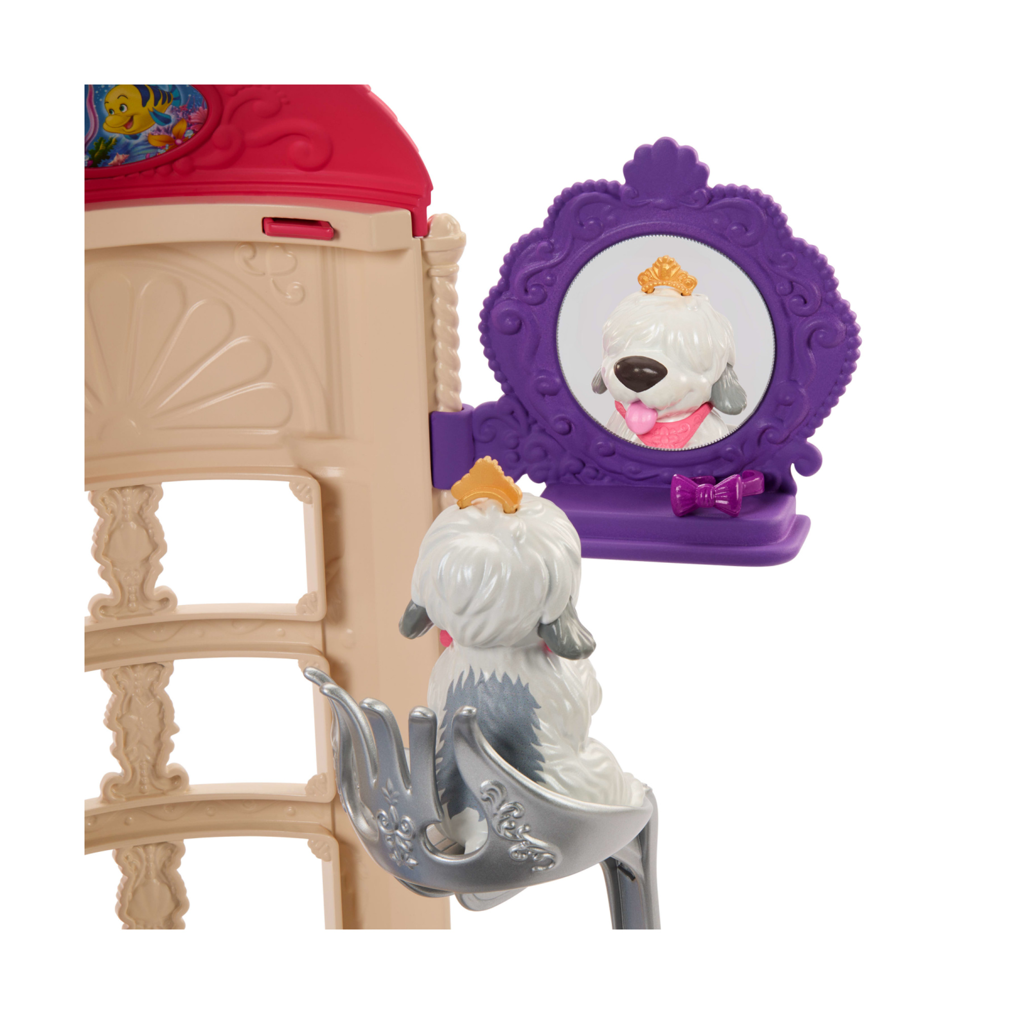 Mattel disney princess - palazzo dei cuccioli, set ispirato al film con 7 aree di gioco, 3 amici animali e oltre 17 accessori - DISNEY PRINCESS