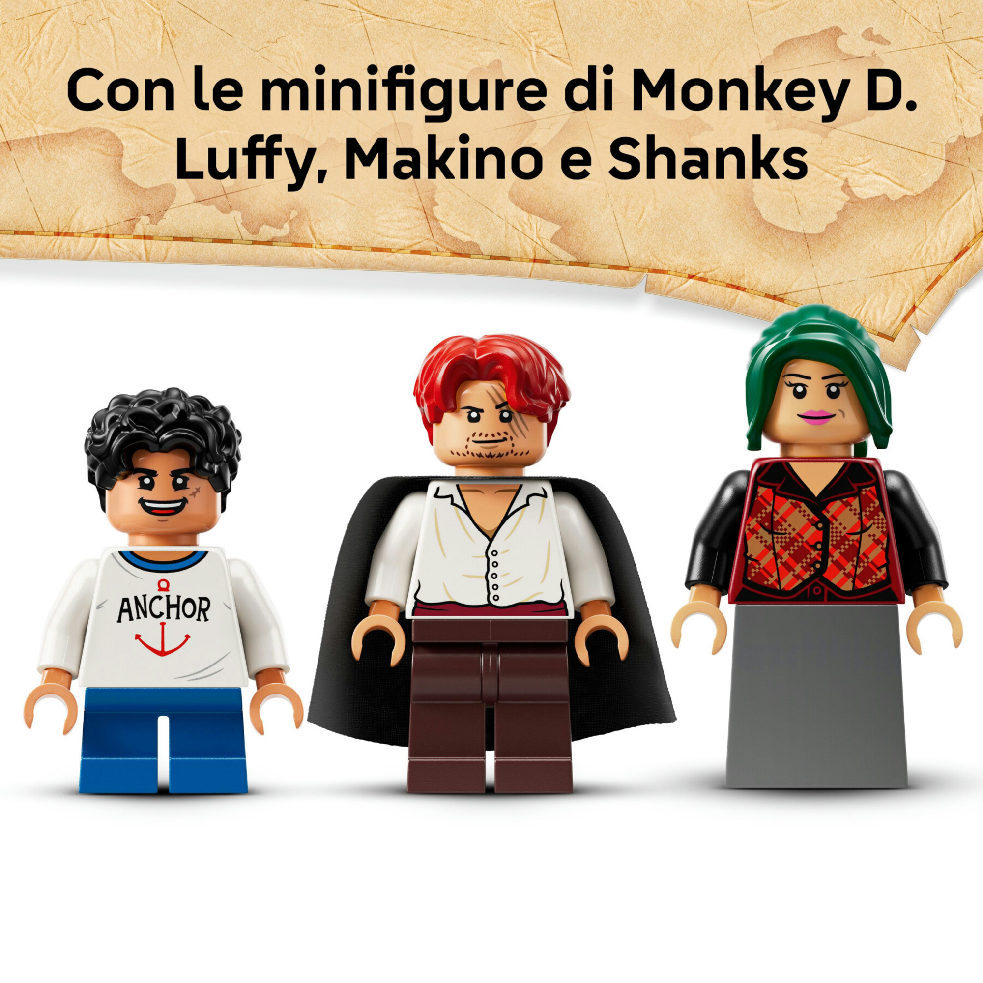 Lego one piece 75636 la capanna del villaggio foosha con barca giocattolo - ONE PIECE, Lego