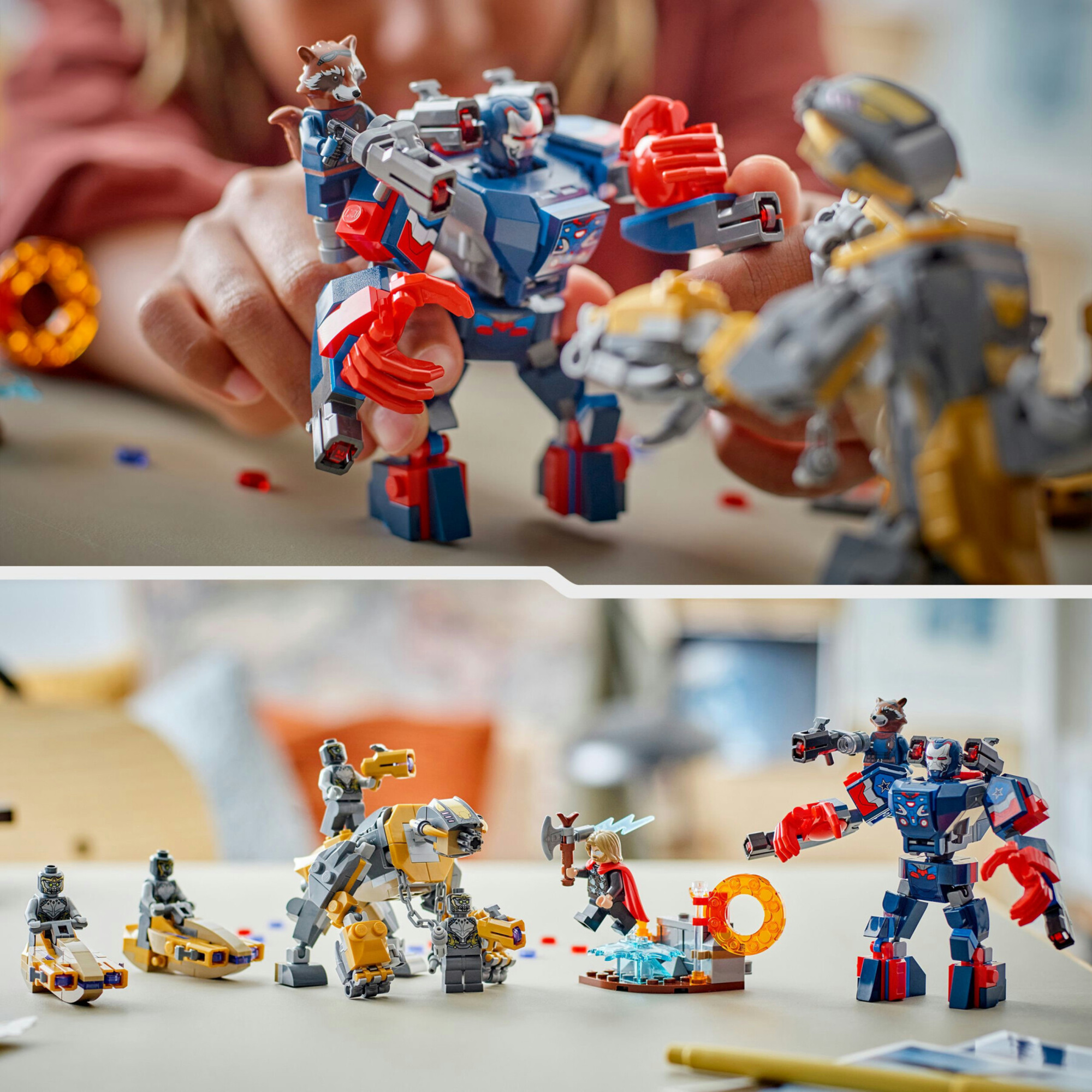 Lego marvel 76322 - thor vs chitauri con mech e 7 minifigure 8+ - LEGO SUPER HEROES, Lego