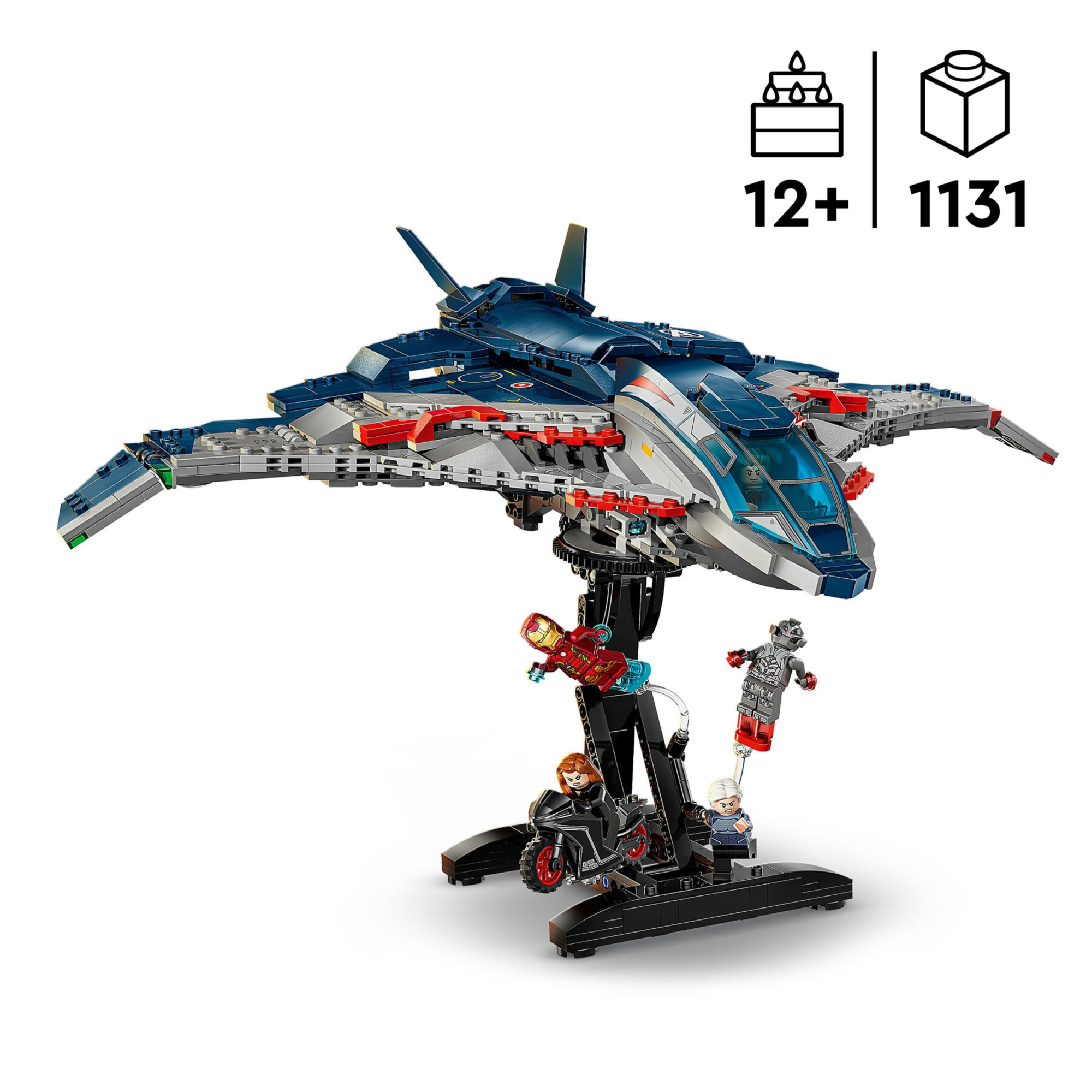 Lego marvel - 76325 - quinjet avengers: age of ultron - aereo giocattolo - LEGO SUPER HEROES, Lego