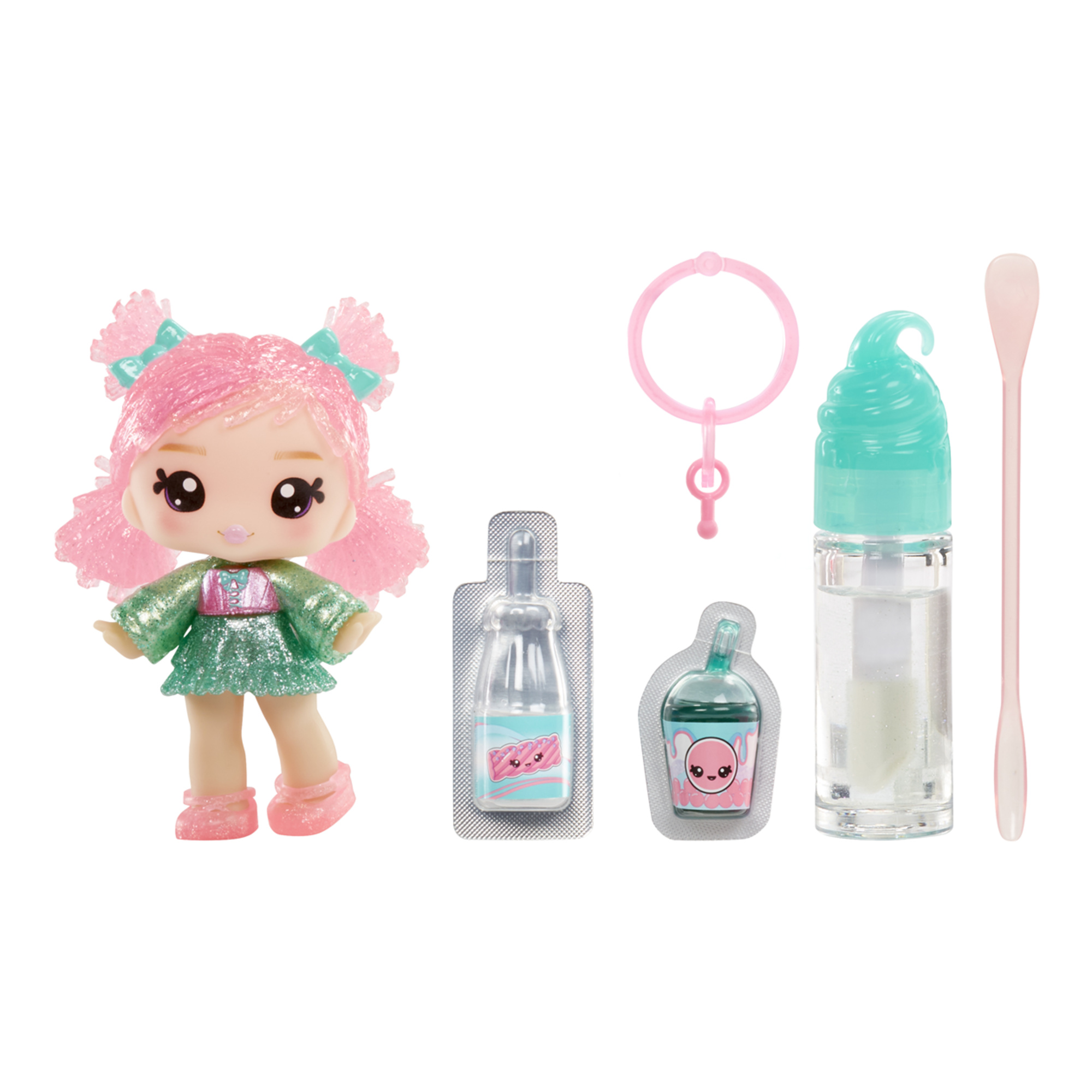 Yummiland serie 2 - bambola assortita singola lip gloss con kit fai-da-te - YUMMILAND