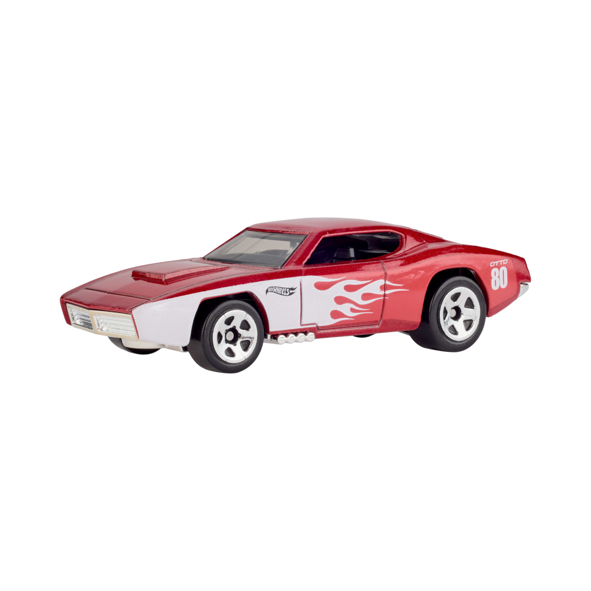 Hot wheels - set 5 veicoli core mattel per l'80° anniversario, macchinine con decorazioni e confezione da collezione - Hot Wheels