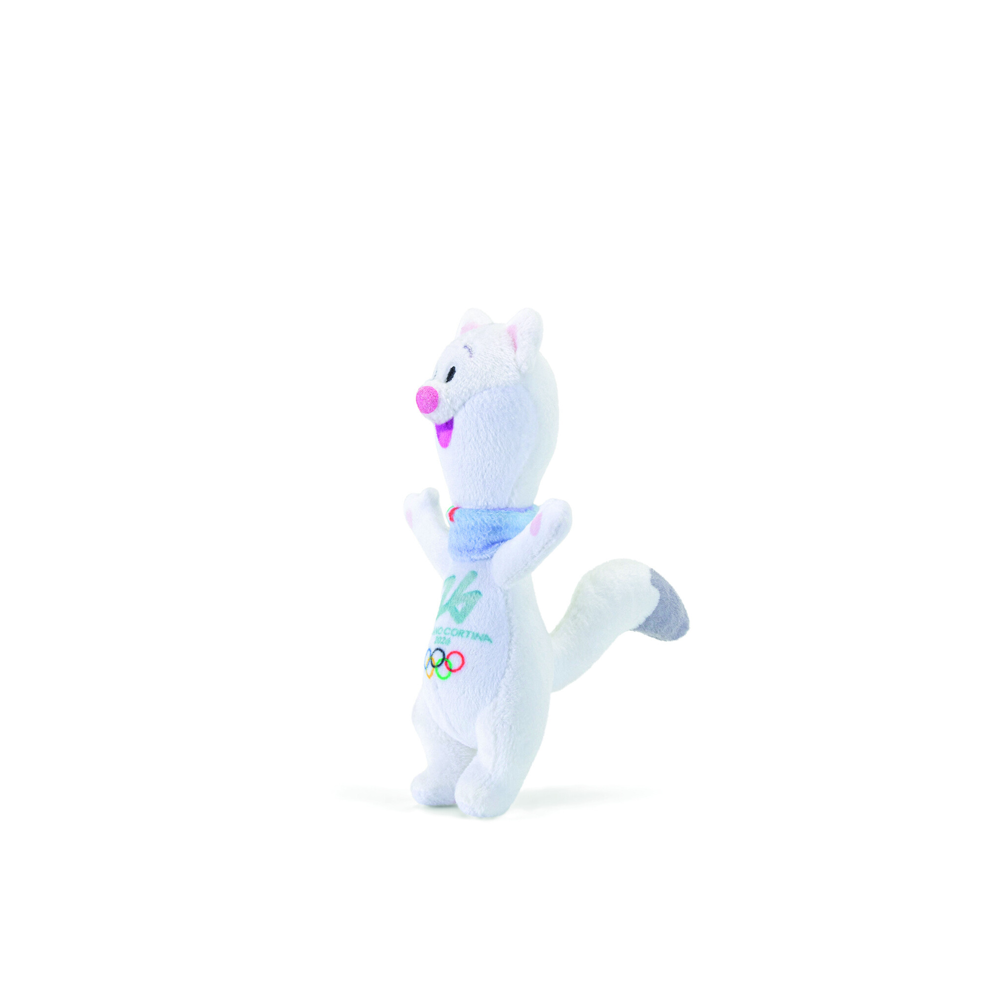 Peluche ufficiale tina 9 cm - mascotte olimpica milano cortina 2026 - Trudi