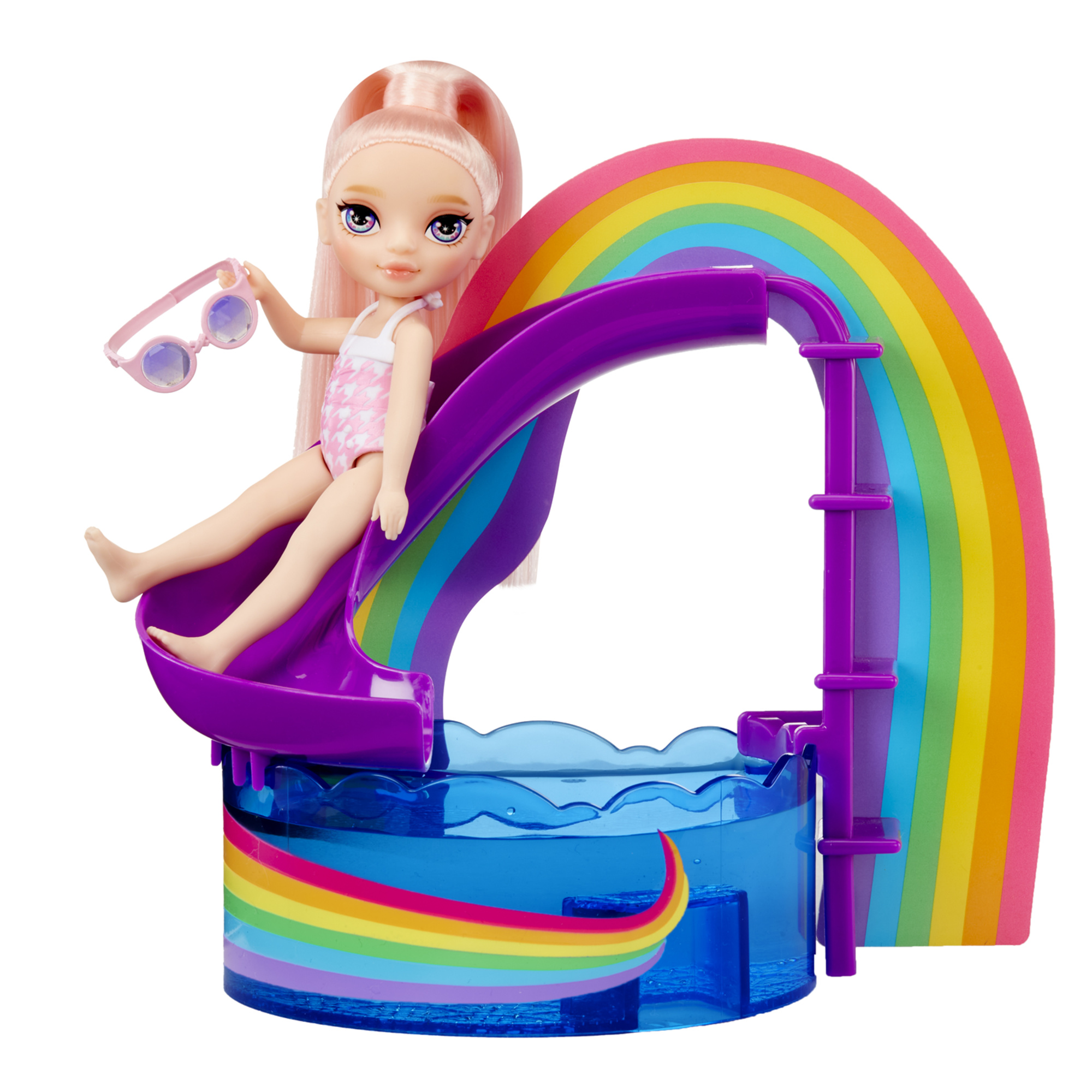 Rainbow high littles - piscina con blush e accessori - Rainbow High